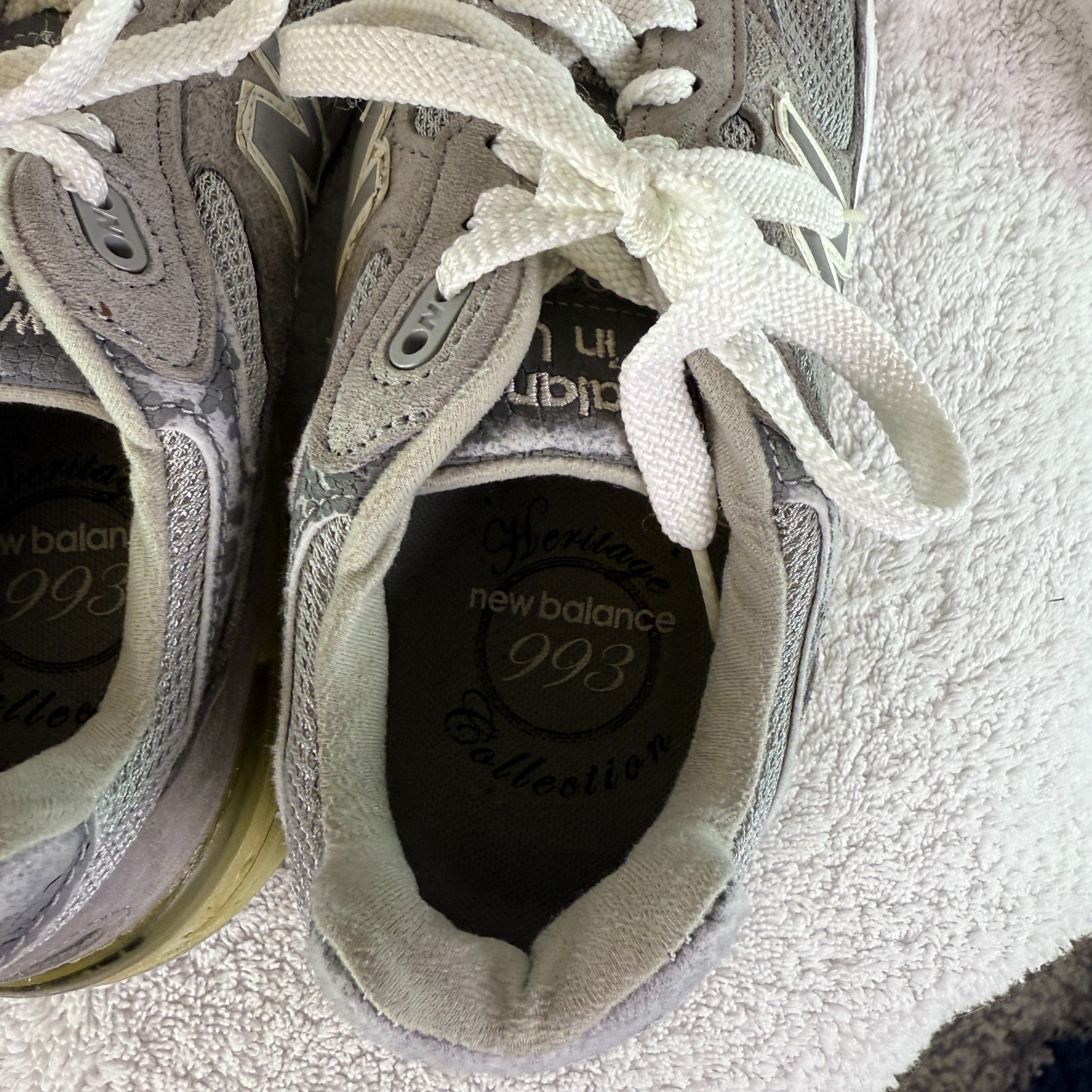 New Balance 993 US Men’s Size 7.5 (D) – Made In USA Grey / White MR993GL
