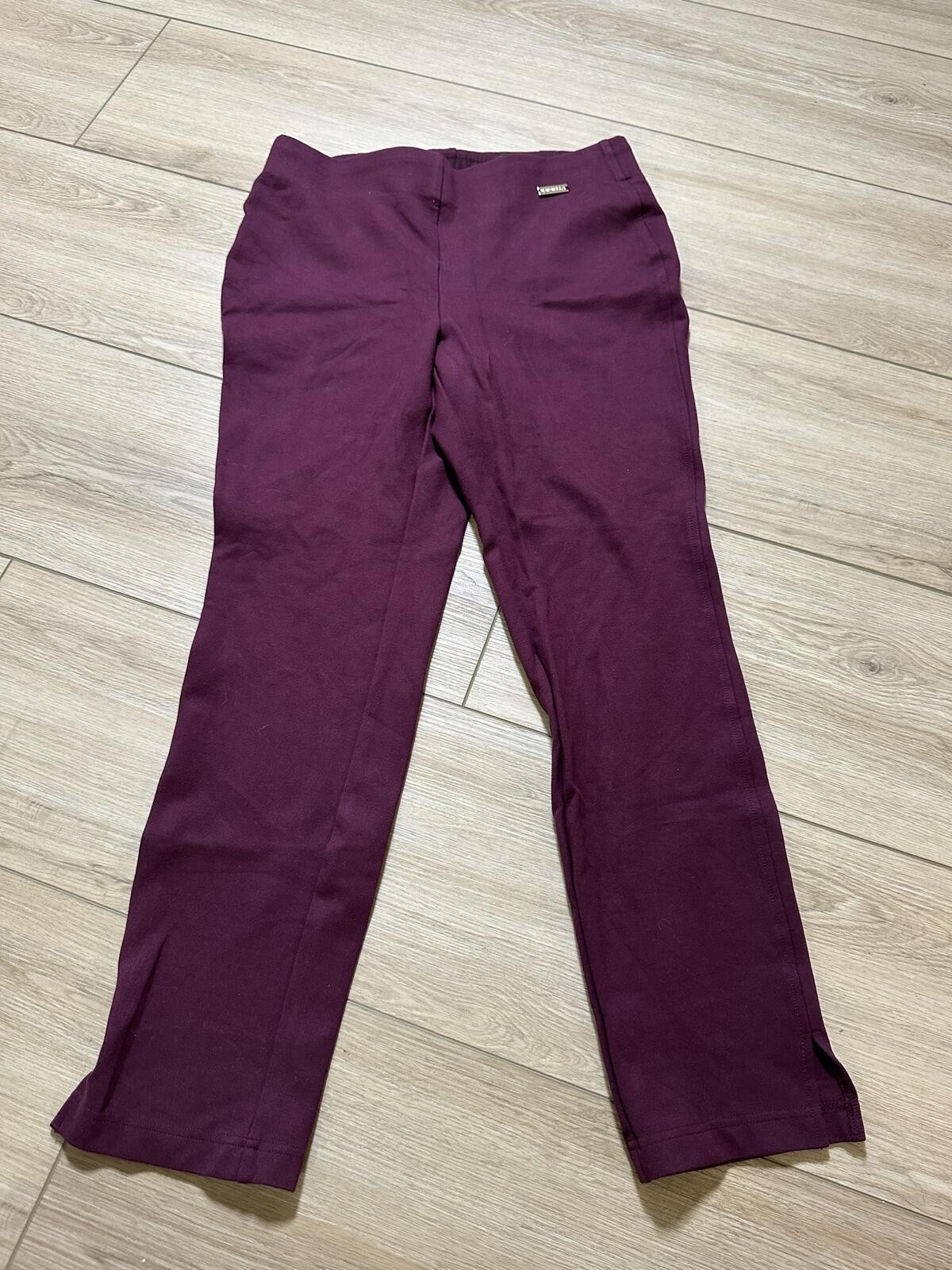 Rafaella Women’s Plum Straight Leg Dress Pants Size M
