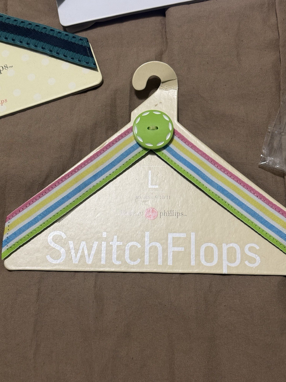 Switchflops Lindsay Phillips Lot of 4 Interchangeable Straps, Size Large 9-11
