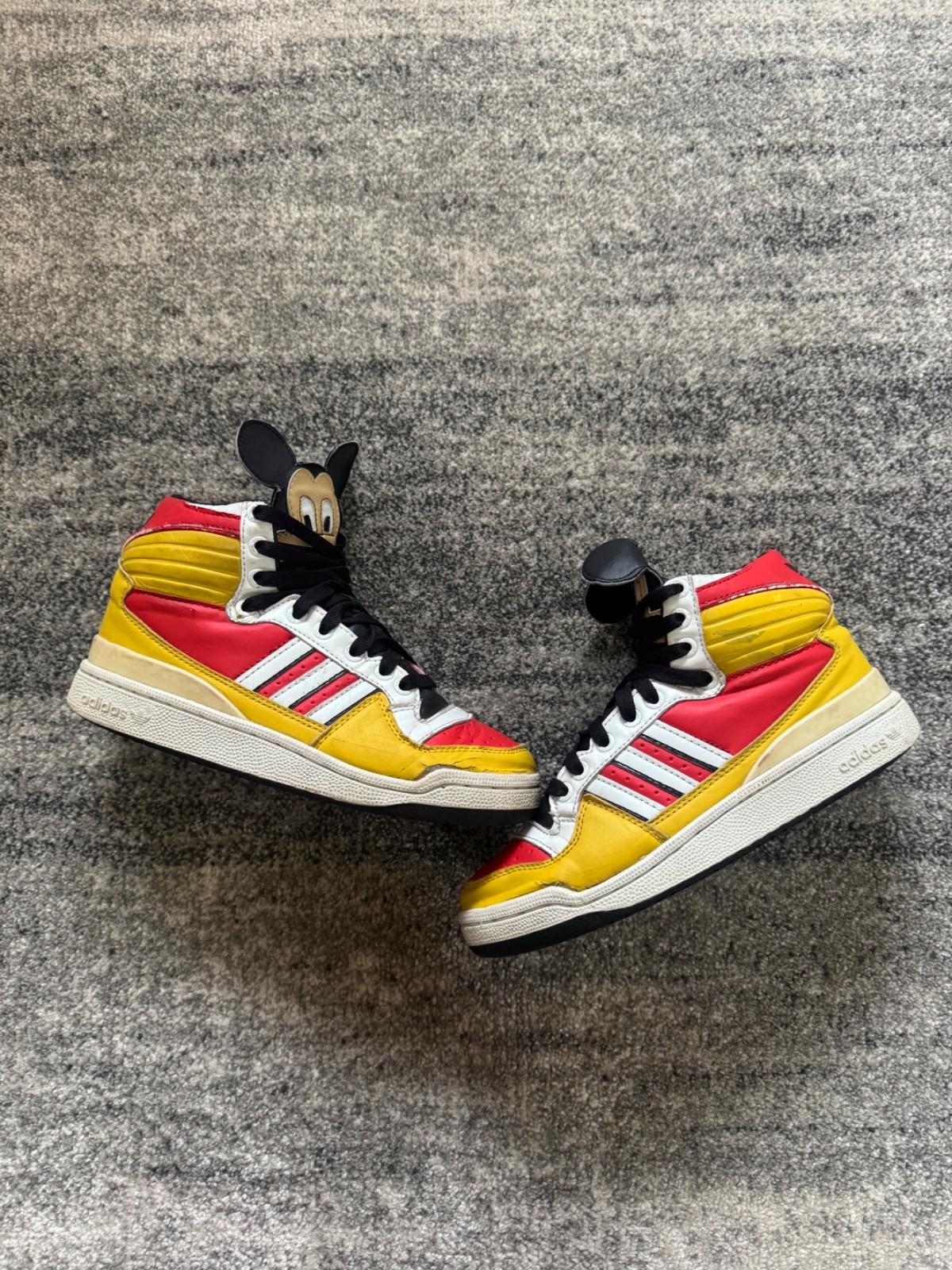 Jeremy scott adidas mickey mouse shoes