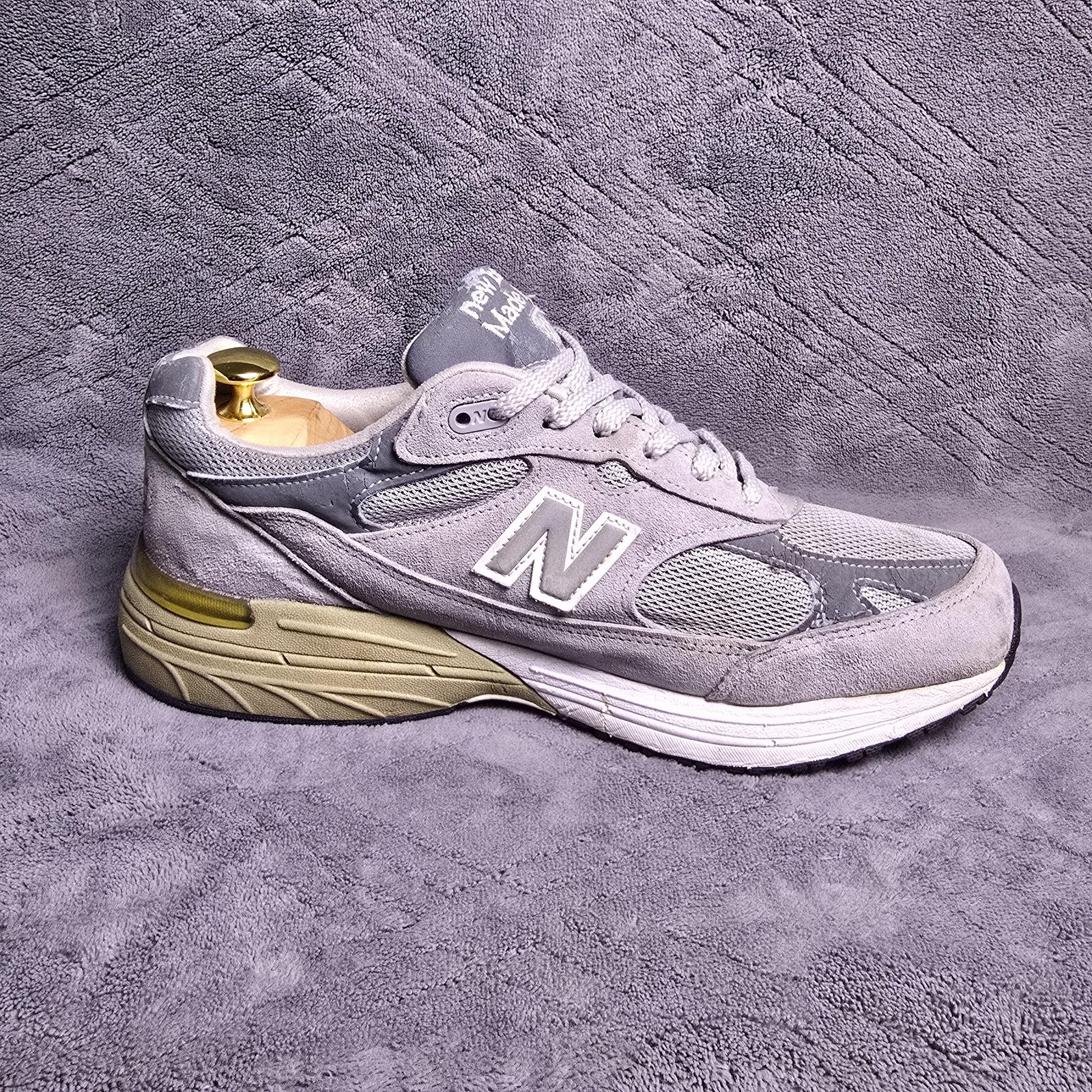 New Balance 993 Shoes Mens Size 8 4E Wide Gray Made USA Running Sneakers MR993GL
