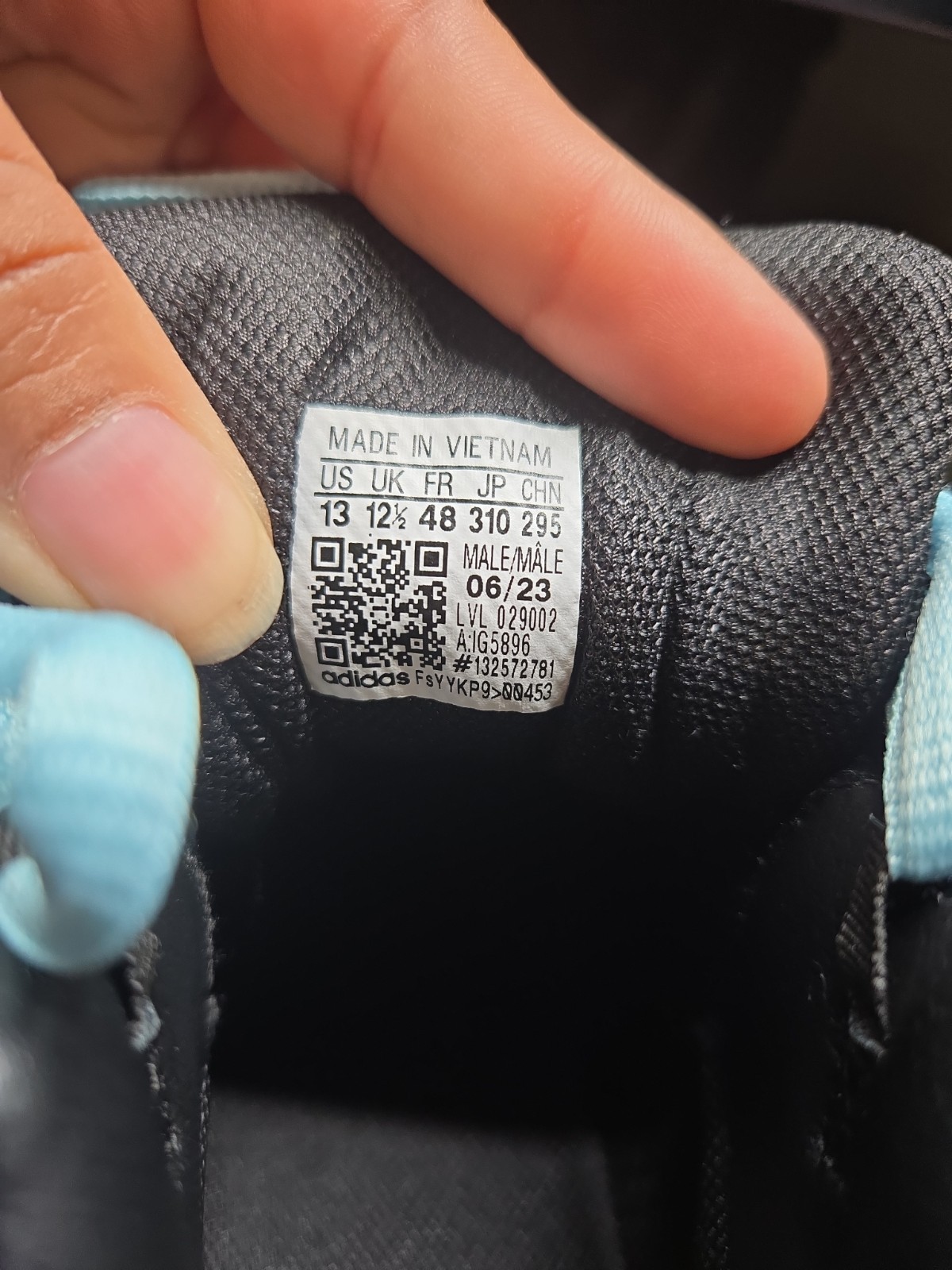 Size 13 – Adidas Crazy 1 Kobe Ice Blue