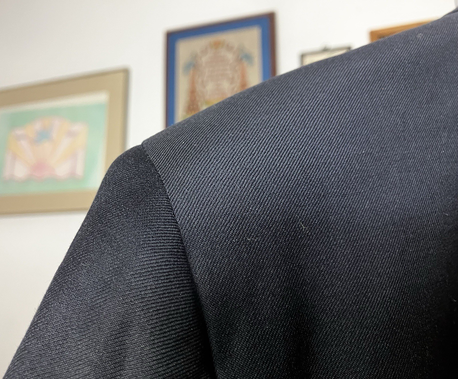 Brooks Brothers LORO PIANA Navy Wool Blazer Patch Pocket Boys 20 Men’s 38 S