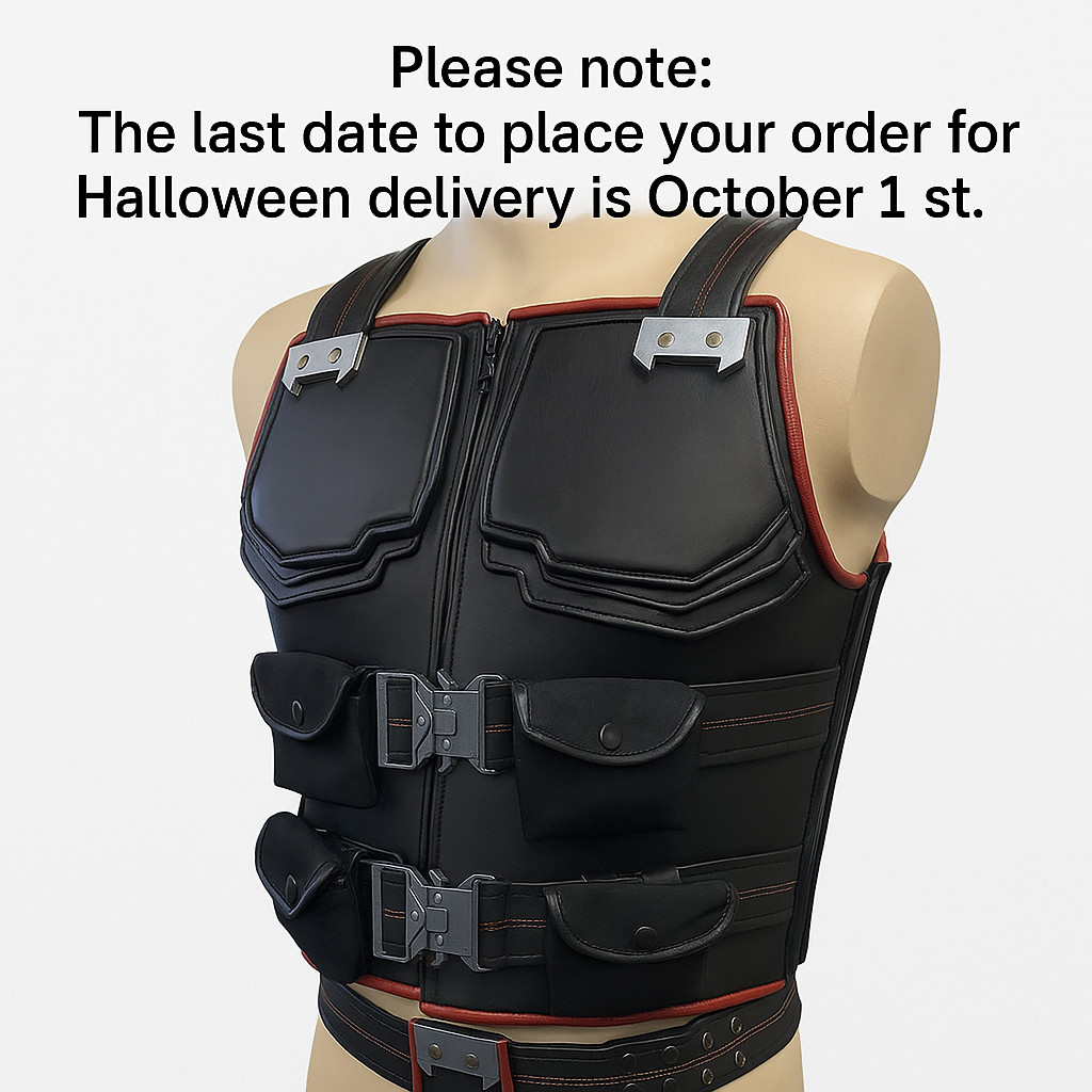 Blade Champion Version Vest Real Leather Original Buckles Vampire Hunter Cosplay