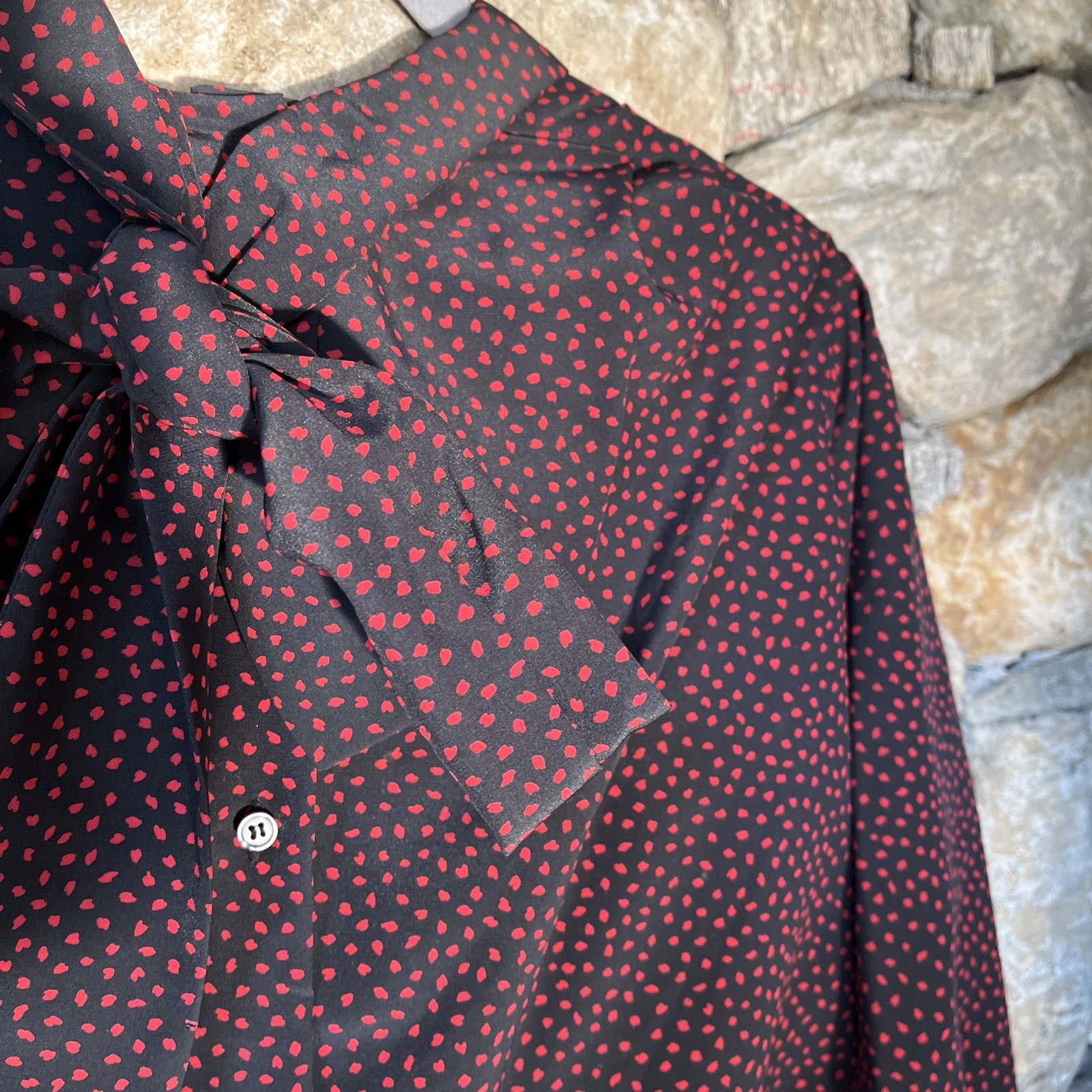 Castleberry Cranberry Red Black Knit Wool Blend Skirt Suit Set Jacket Top 3 Pcs
