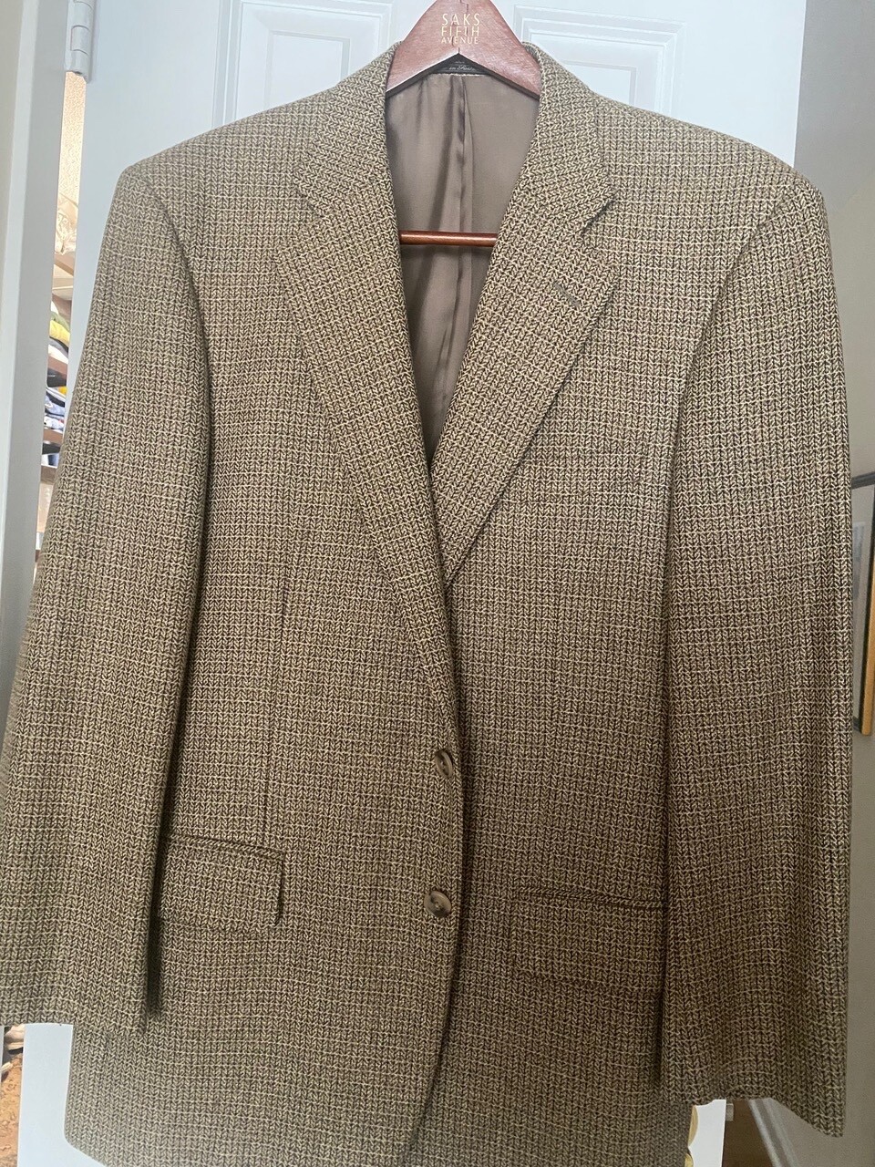 E.Zegna 90% Wool – 10% Cashmere,Men’s Sportcoat 42R