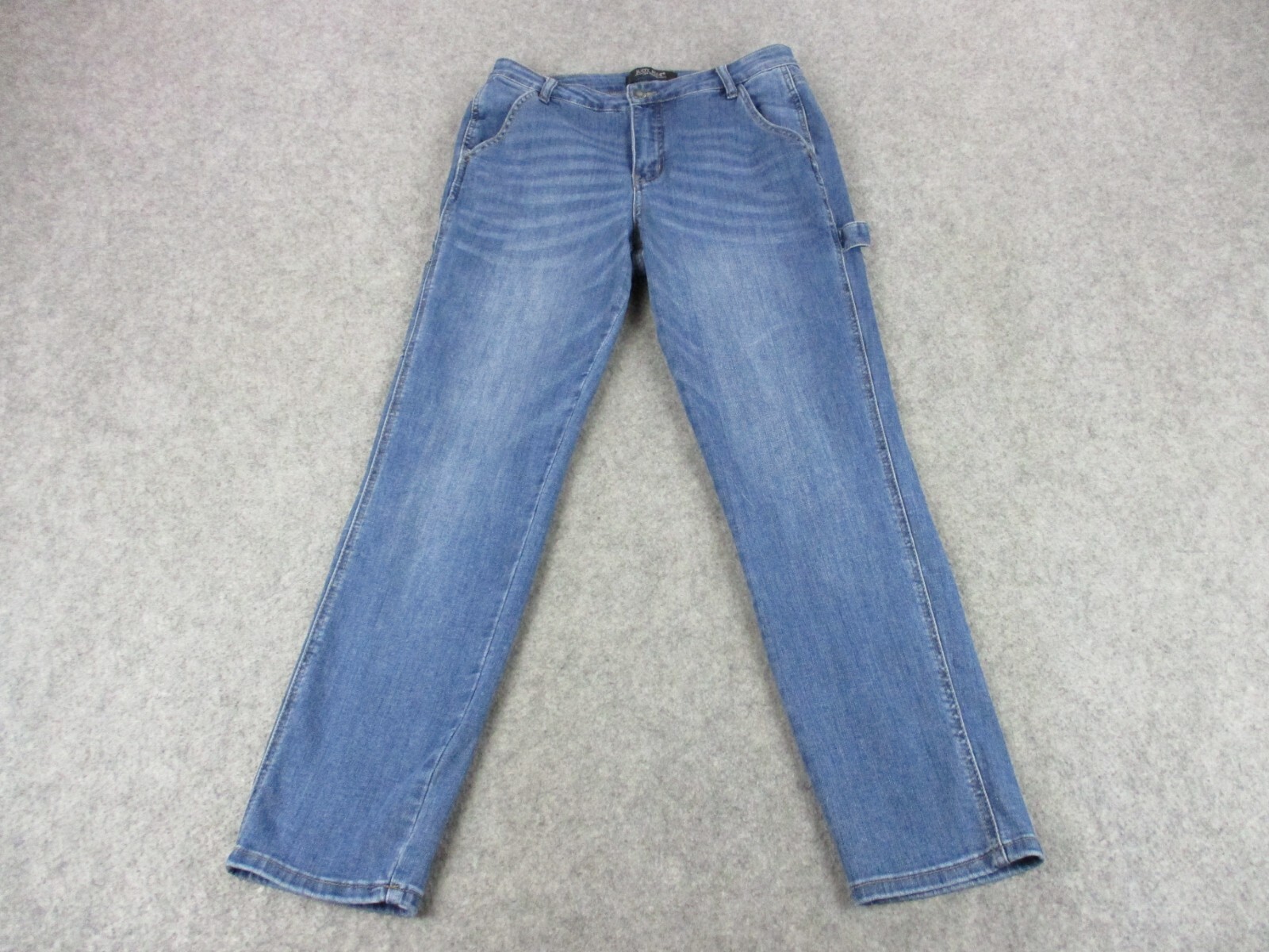 Judy Blue Jeans Womens 27 Denim Slim Fit Medium Wash Straight Leg High Rise