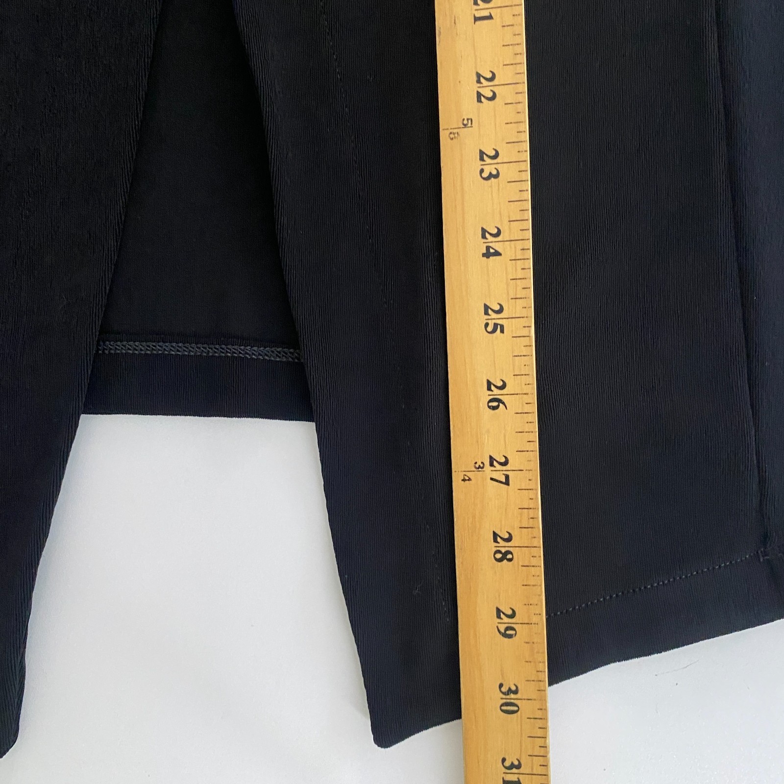 Chicos Travelers Cutout Cold Shoulder Jacket Size 3 US XL Black Slinky Knit