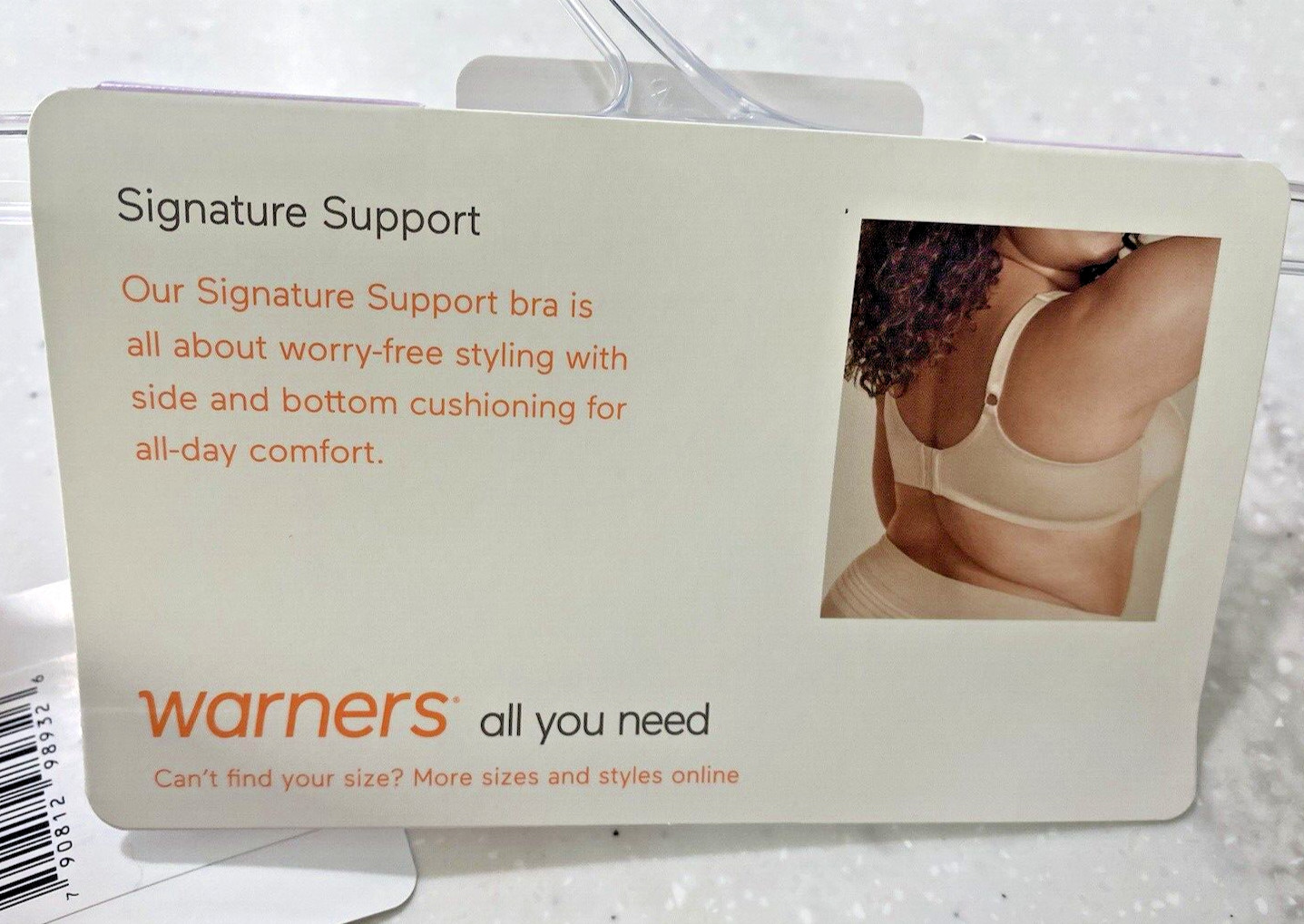 Warners SIGNATURE SUPPORT BRA cushioned underwire stretch 35002A BRAND NEW