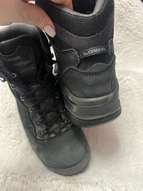 Men Lowa Boots Black Leather 43