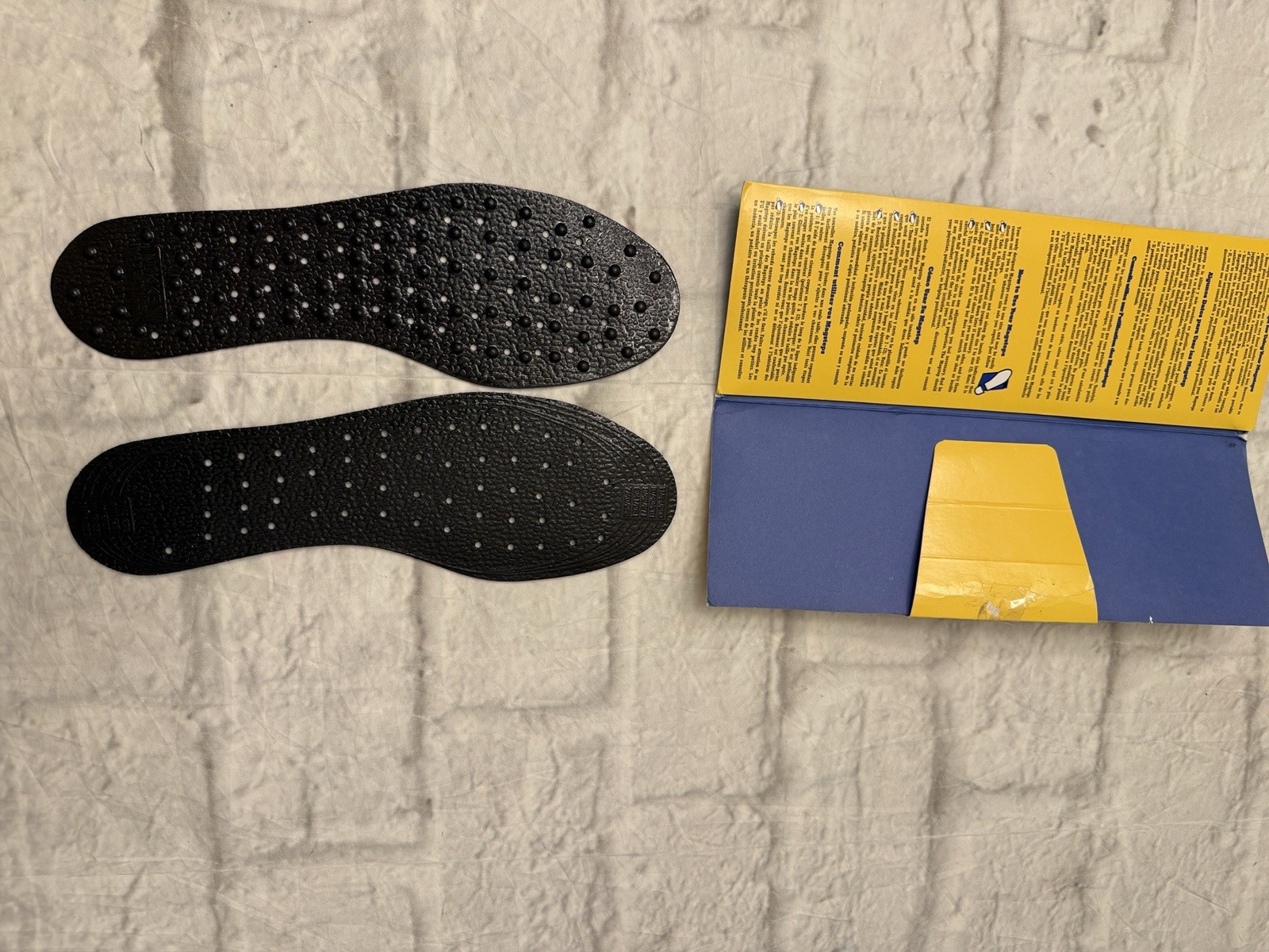 New Nikken Magsteps Magnetic Shoe Inserts Size Medium 7-11 Insoles VTG 2001