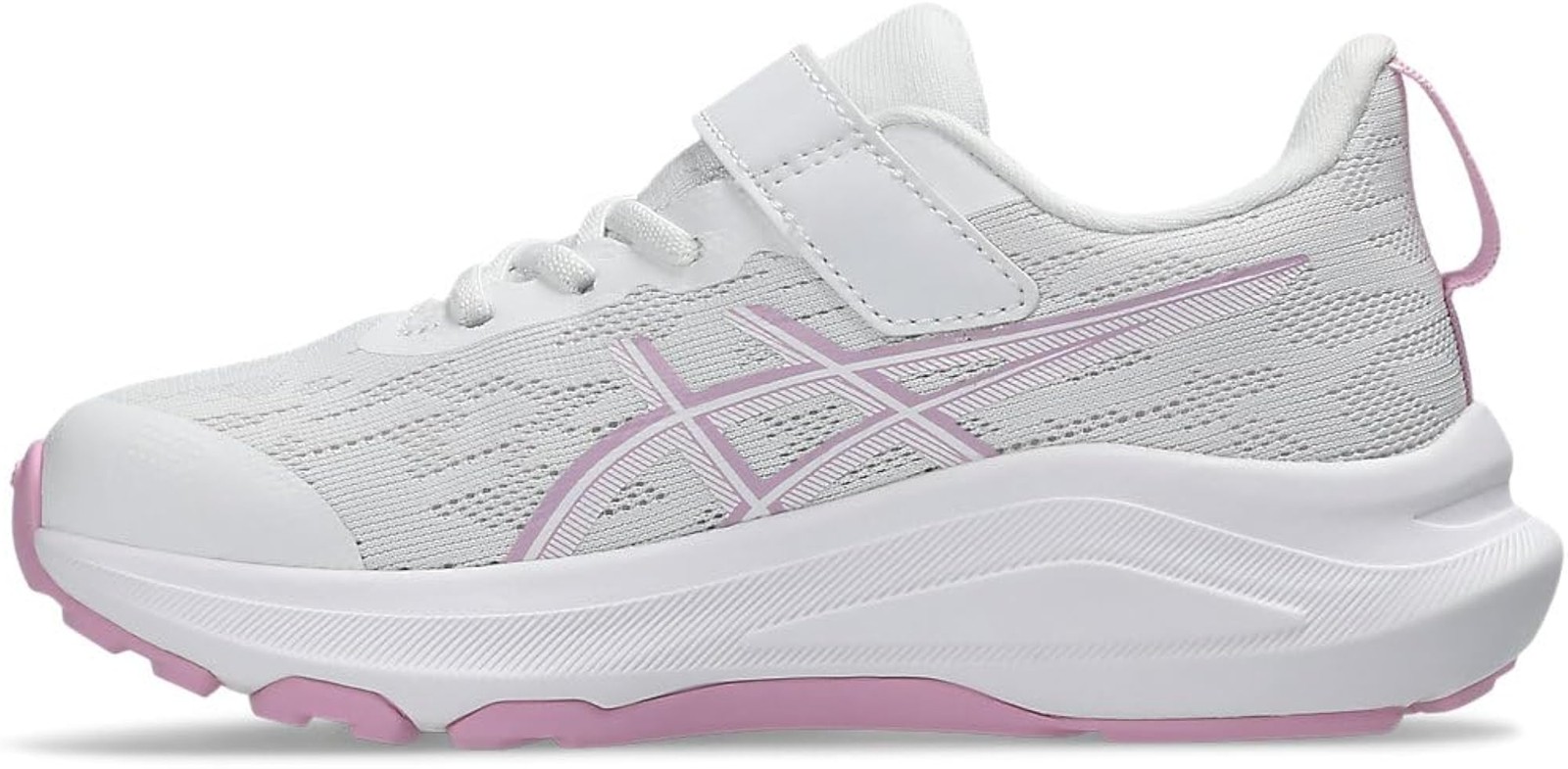 ASICS Unisex-Child Gt-1000 14 Ps – White/Hazy Lilac – 12 Little Kid