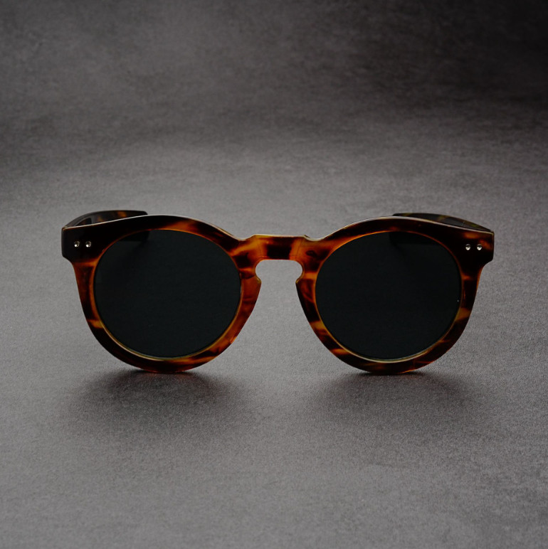 Classic Round Thick Frame Sunglasses For Men Women Outdoor Glasses UV Protection
