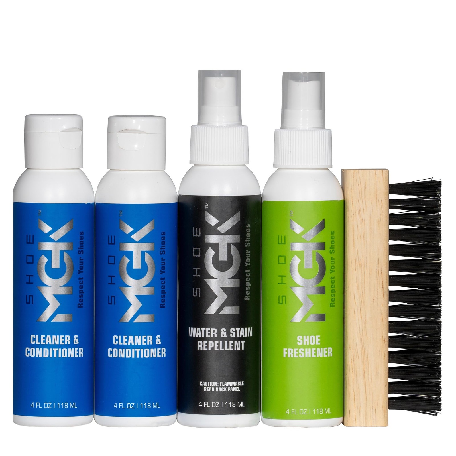 Shoe Cleaner Water Stain Protect Kit Leather Dress Sneakers Revitalize Shield Fr