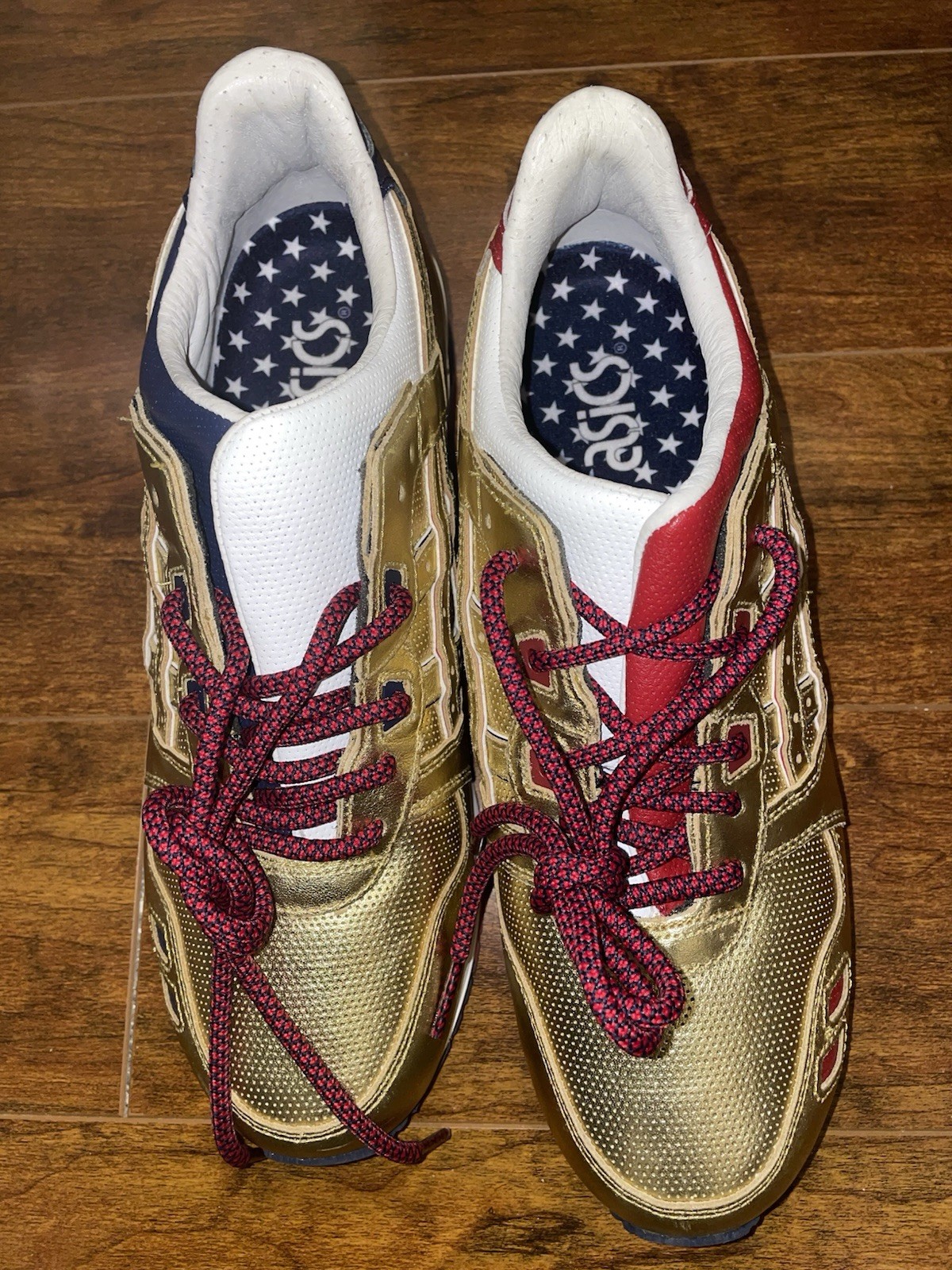 Asics Gel Lyte 3 Ronnie Fieg Kith USA Gold Mens Size 9.5 US