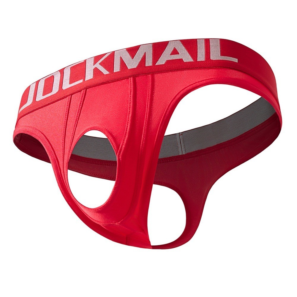 Jockmail Men Lingerie Hanging Ring Hope String Pant Tight Thong T-back Underwear