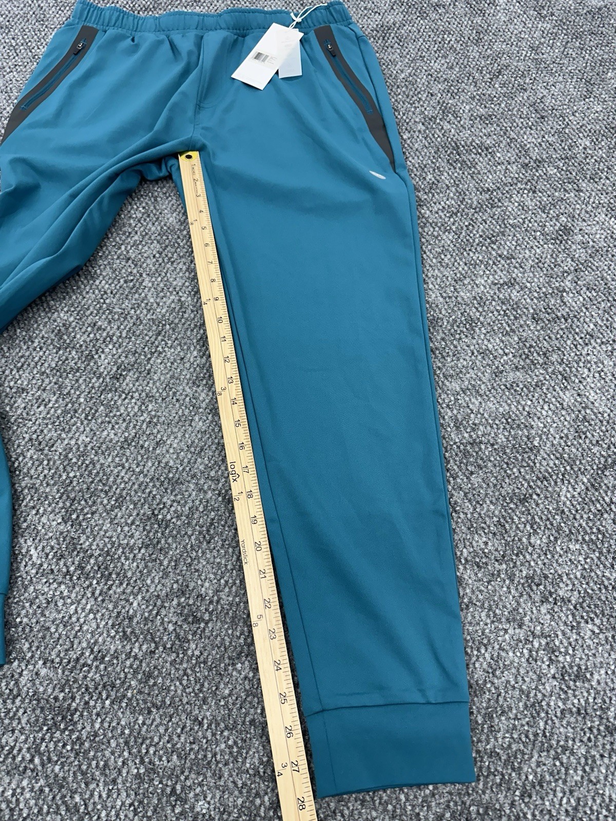 Outerknown Men’s Medium Performance Active Joggers Pants Blue Comfort Stretch