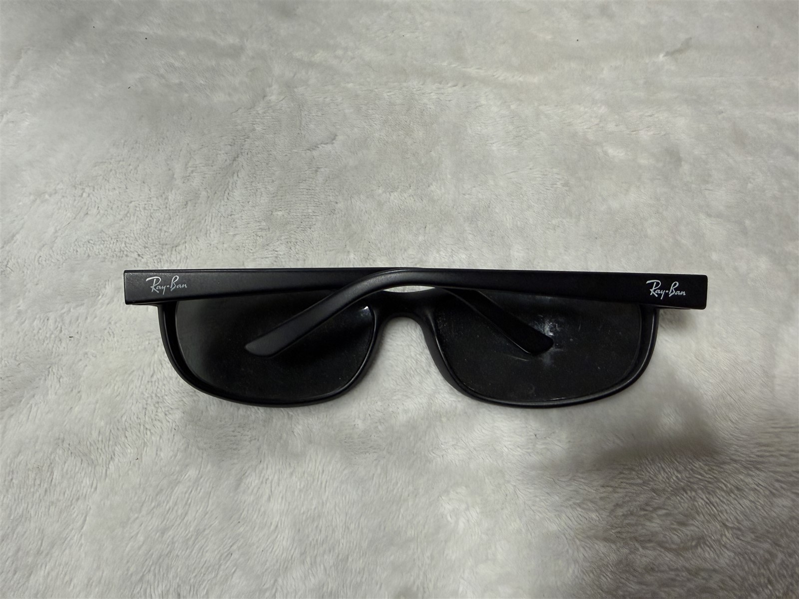 RAY BAN RB 2027 W1847 PRESATOR 2 MATTE BLACK SUNGLASSES “LIGHT SCRATCHES”