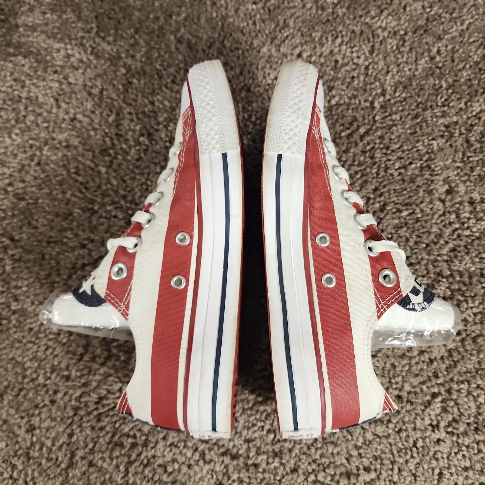 Converse All Star Low Top American Flag Sneaker Size Men 5 Women 7 World Cup