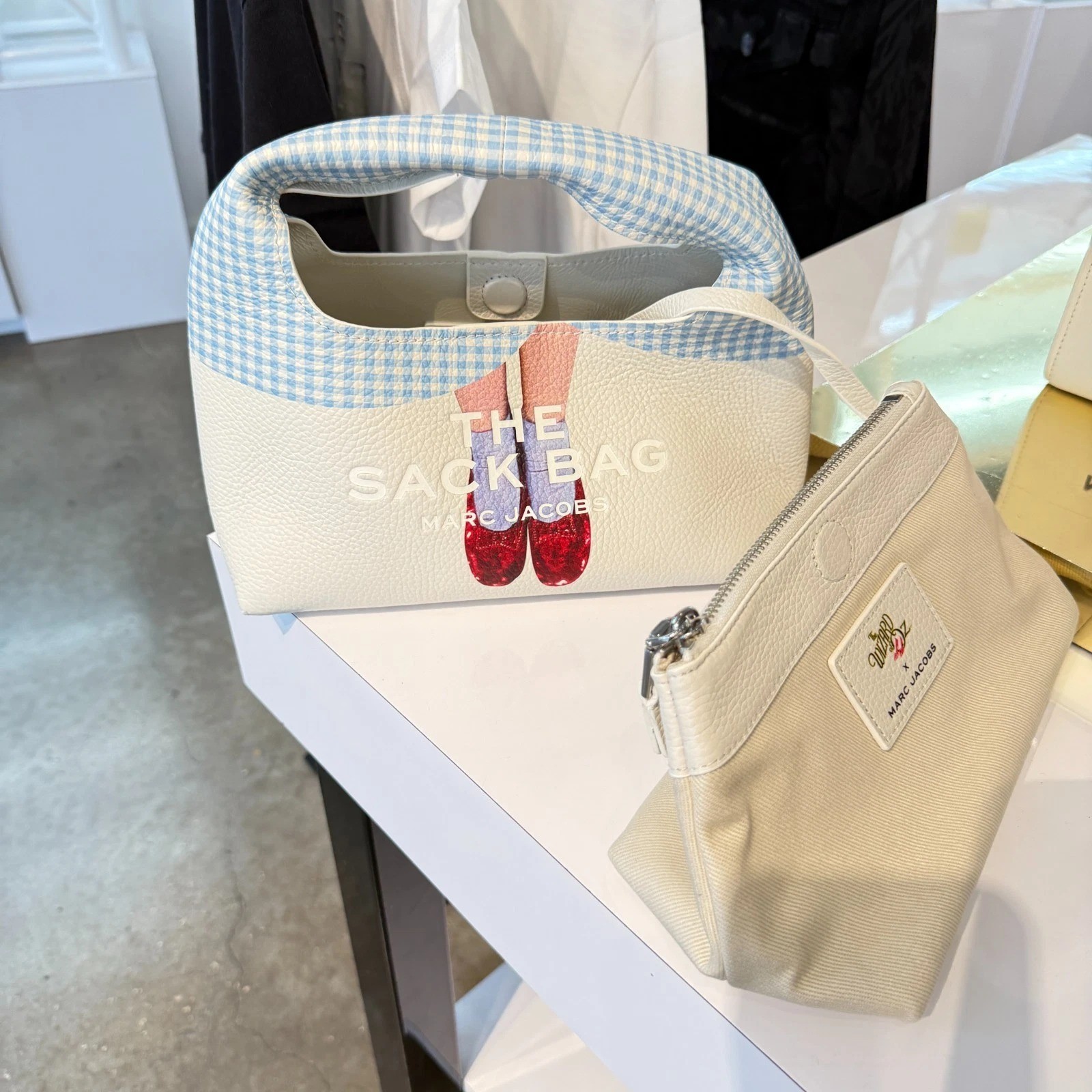 Marc Jacobs x ‘The Wizard of Oz’ Ruby Slippers Leather Sack Bag Still Wrapped