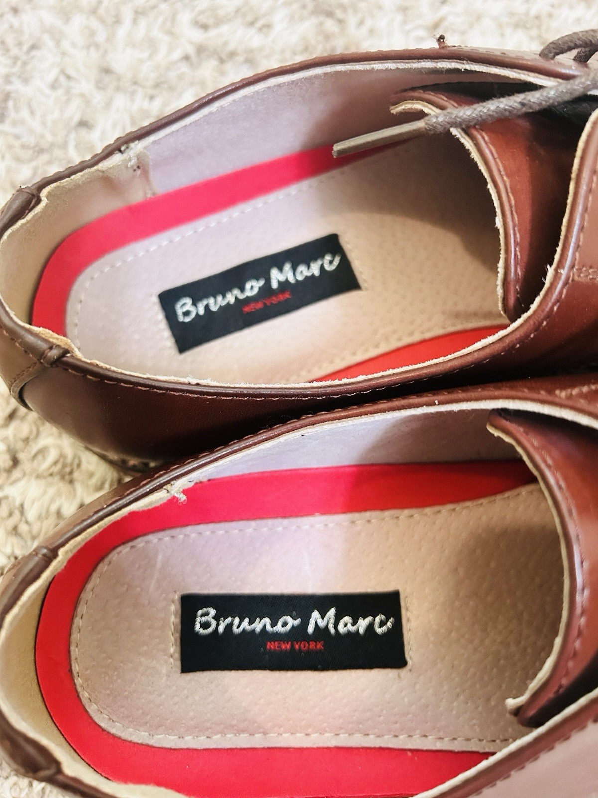 Bruno Marc Men’s Prince Dress Oxfords Cap Toe Size 10 Wide Width