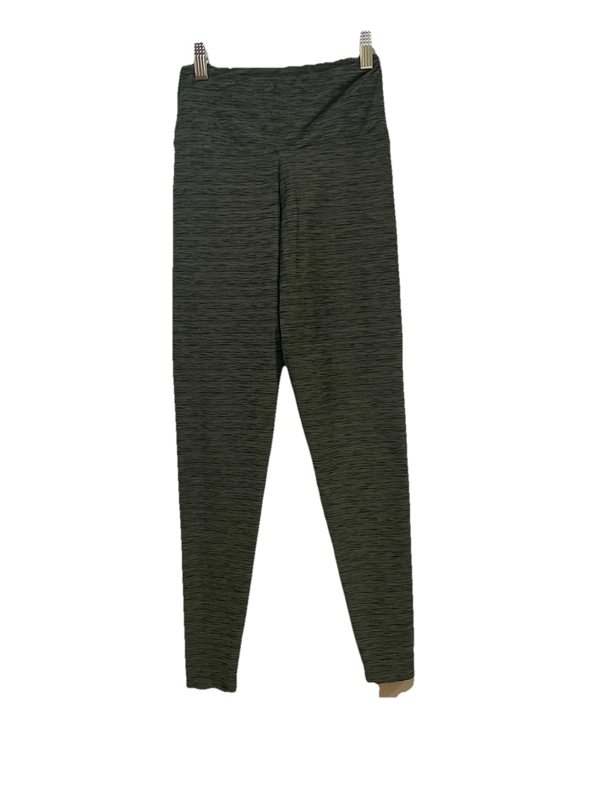 Booty By Brabants Olive Green Spacedyed Marled Leggings. One Size