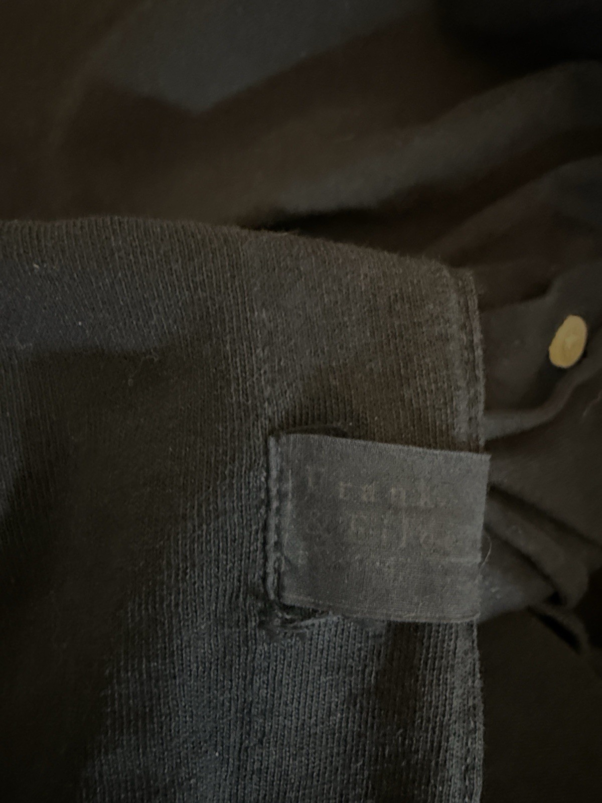 Frank & Eileen Mary Dress Cotton Black Shirt Dress XS