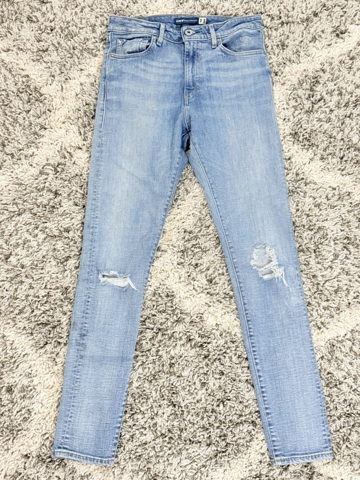 Levi’s Made&Crafted Blue Tag 721 HIGH RISE SKINNY WOMEN’S JEANS Size 28/30