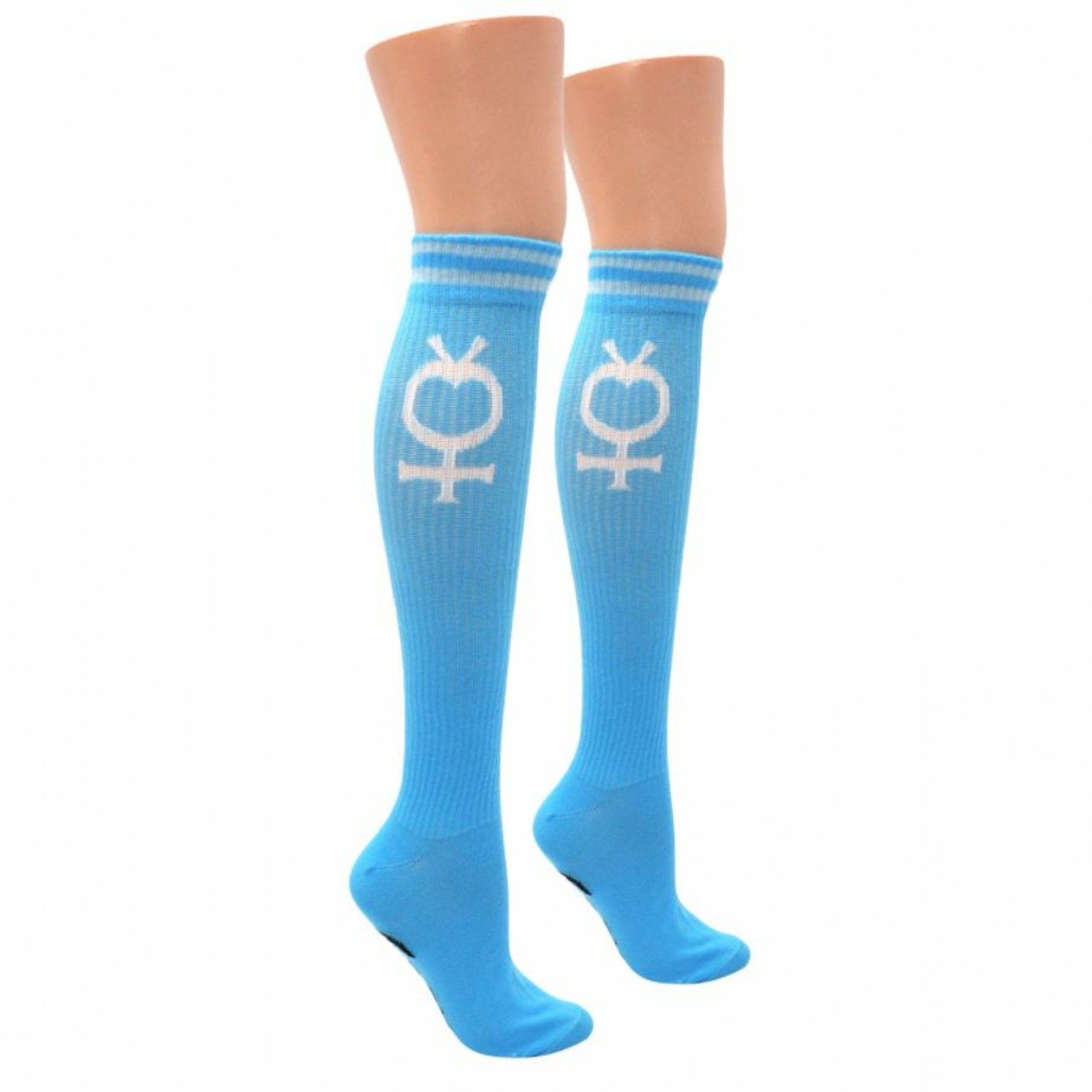 Sailor Moon Sailor Mercury Athletic Knee High Sock Blue