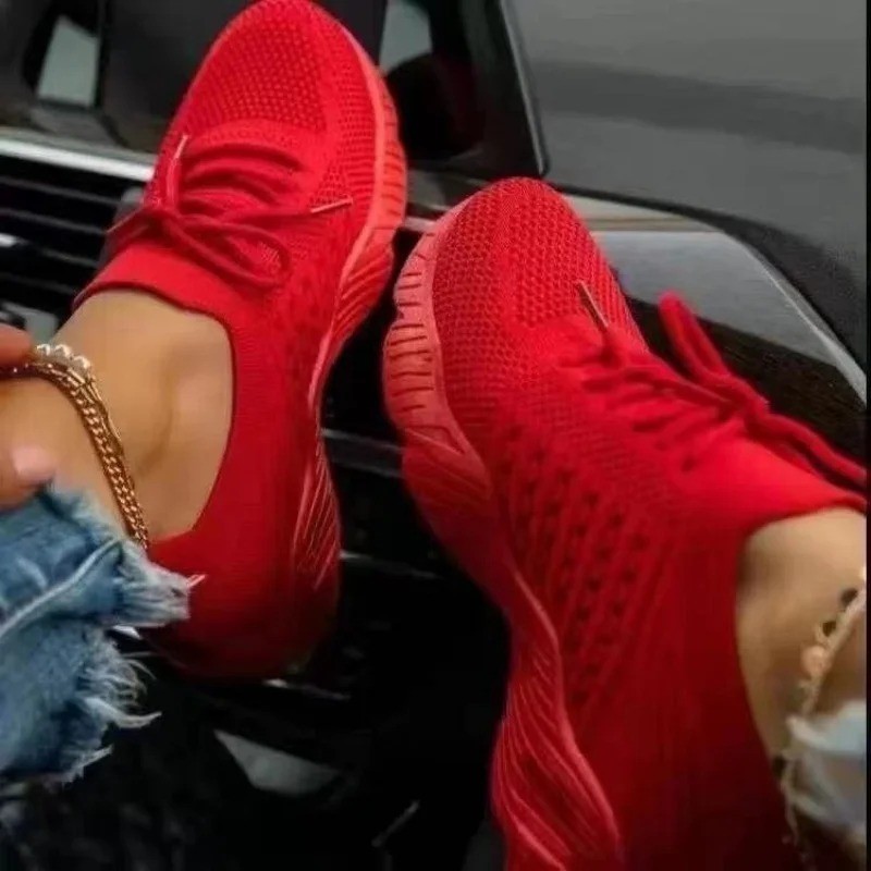 Womens Running Trainers Ladies Sneakers Slip On Walking Gym Comfy Fashion Shoes