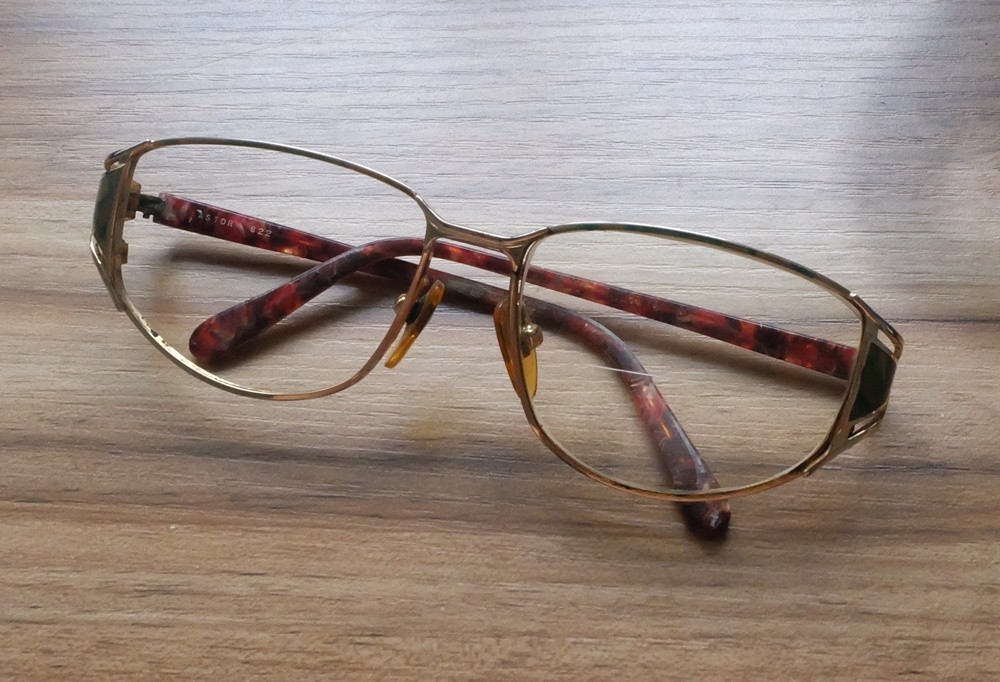 Vintage Astor Luxury Glasses Gold Tortoiseshell Frame Size 54/17 135mm Rare