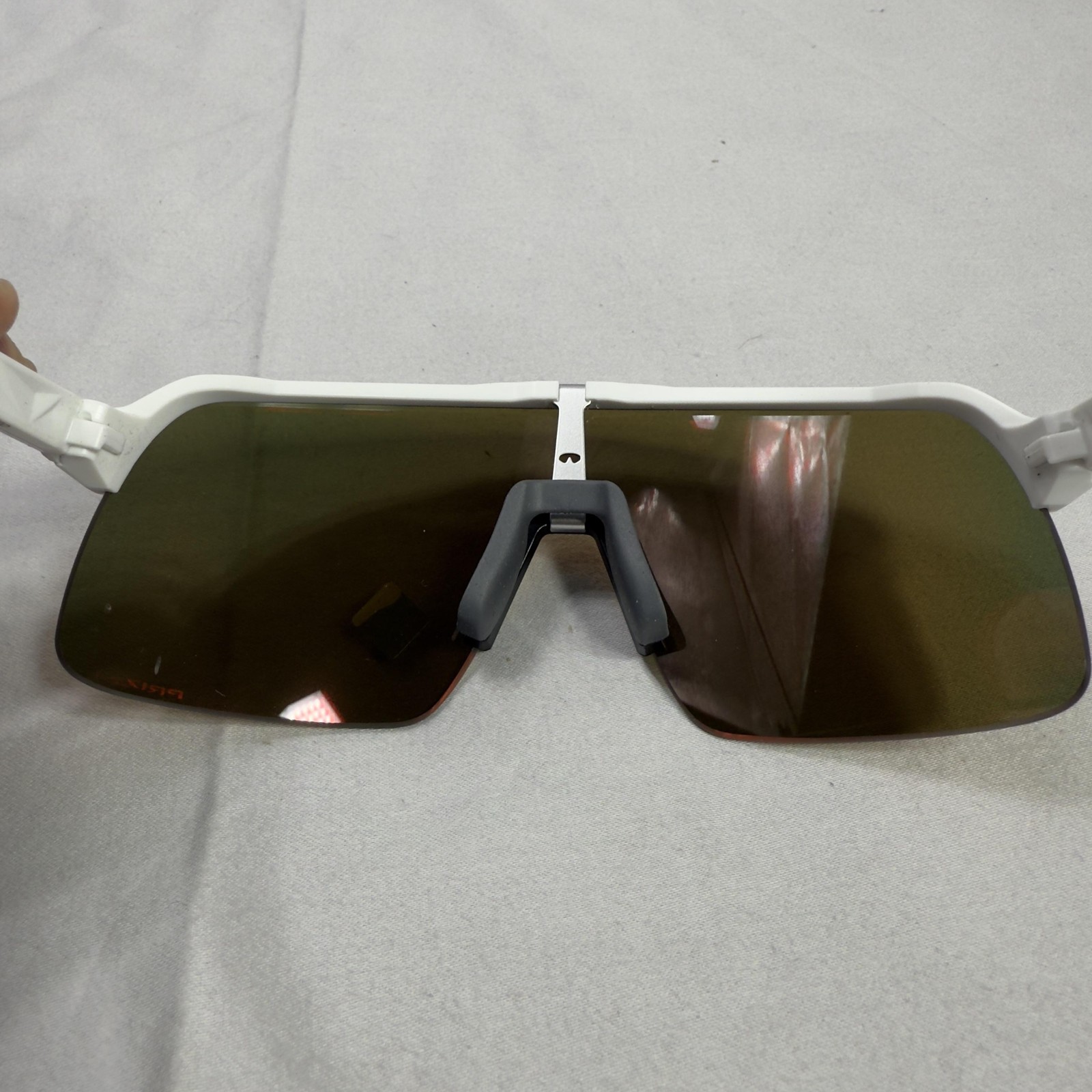 Oakley Sutro Sunglasses Mens One Size White Prizm Field Shield Sport UV400