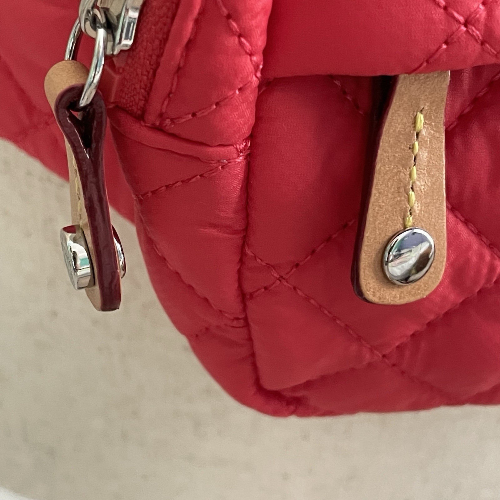 MZ Wallace Metro Belt Bag Watermelon Red Pink Sling Purse Summer Travel EUC