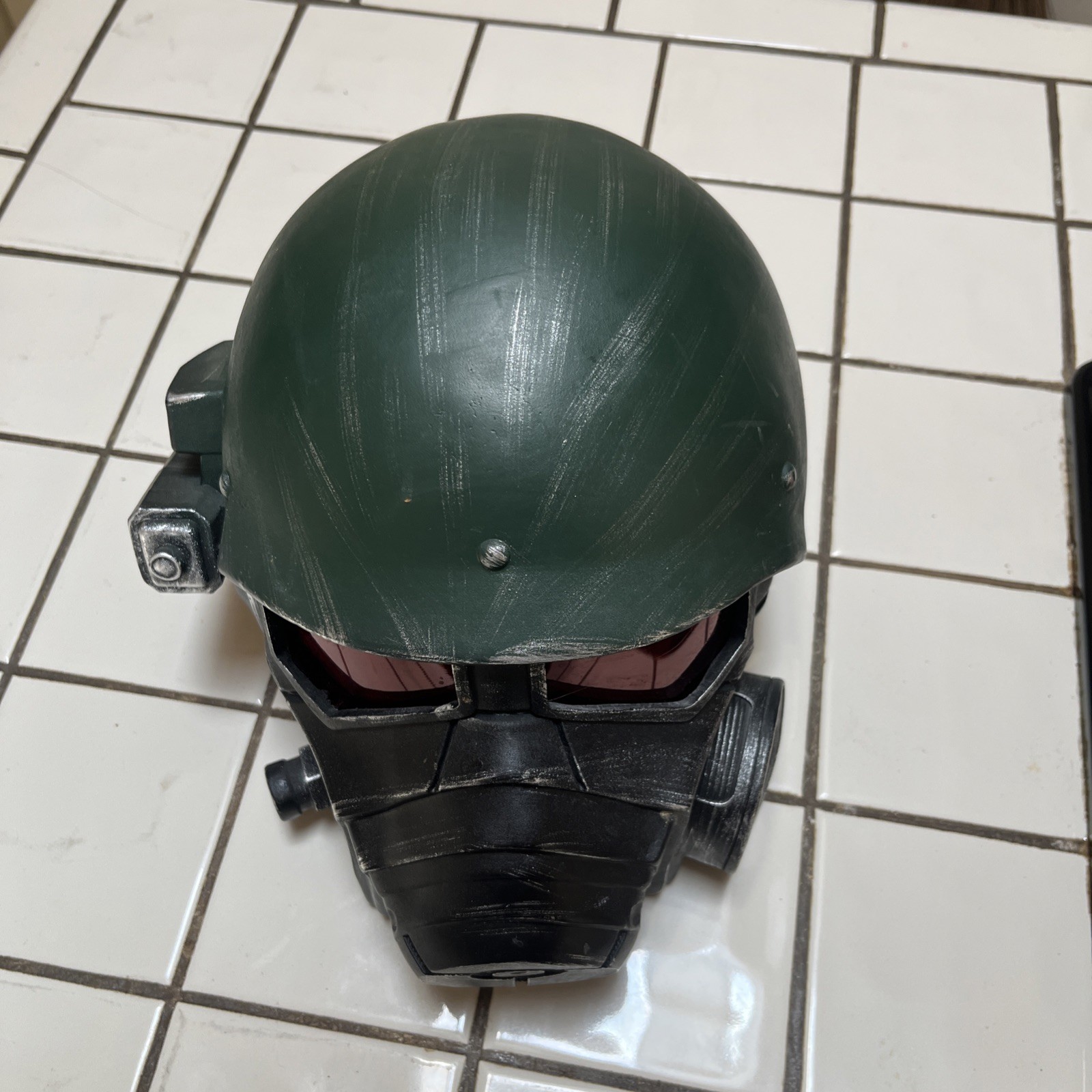 Game Fallout 4 NCR Veteran Ranger Armor Helmet Cosplay Adult Resin Display Model