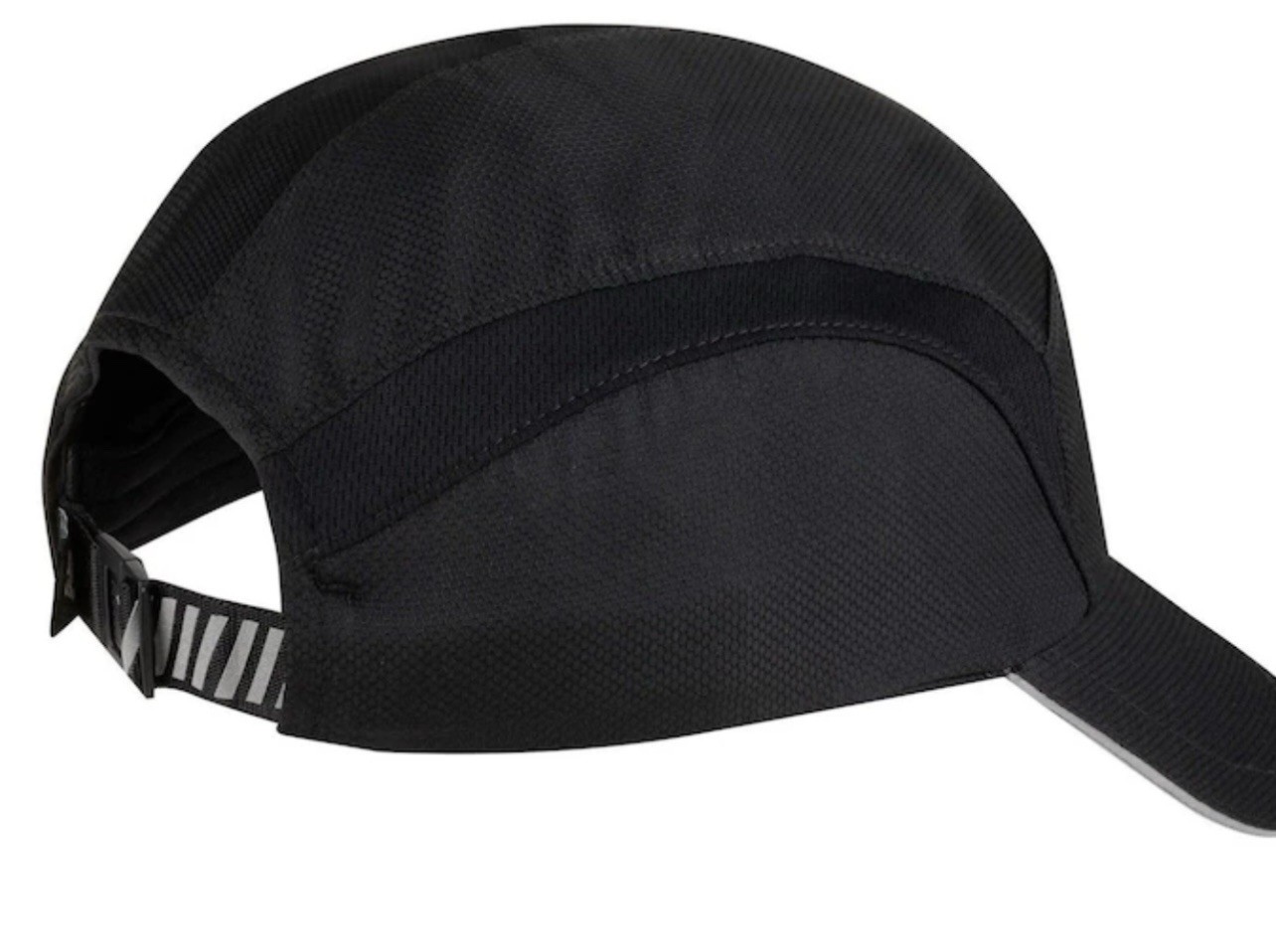 New balance performance moisture Wicking Hat New Black Reflective, Brim ￼