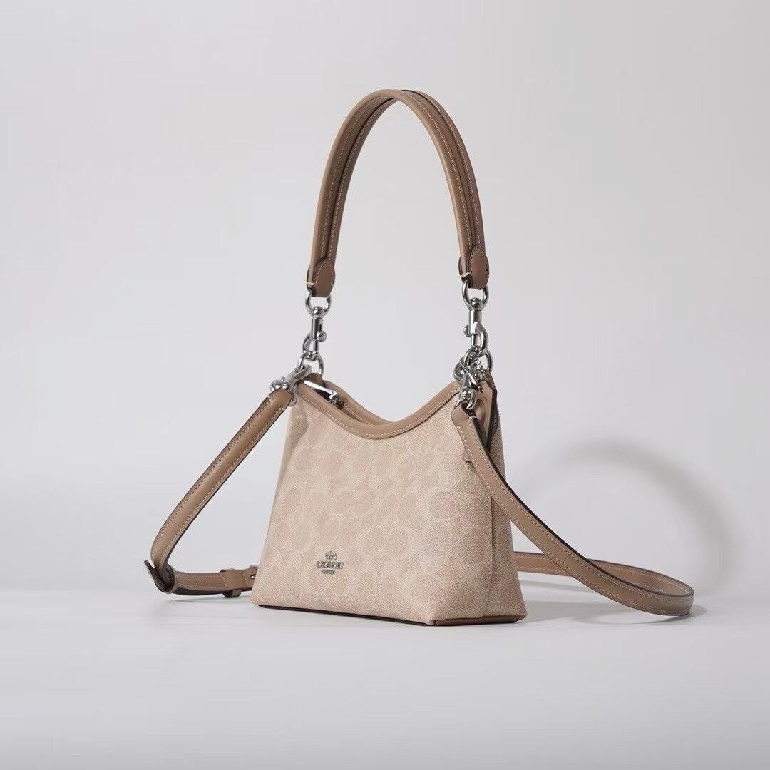 COACH Women’s Laurel Casual Shoulder Bag 7.8 in