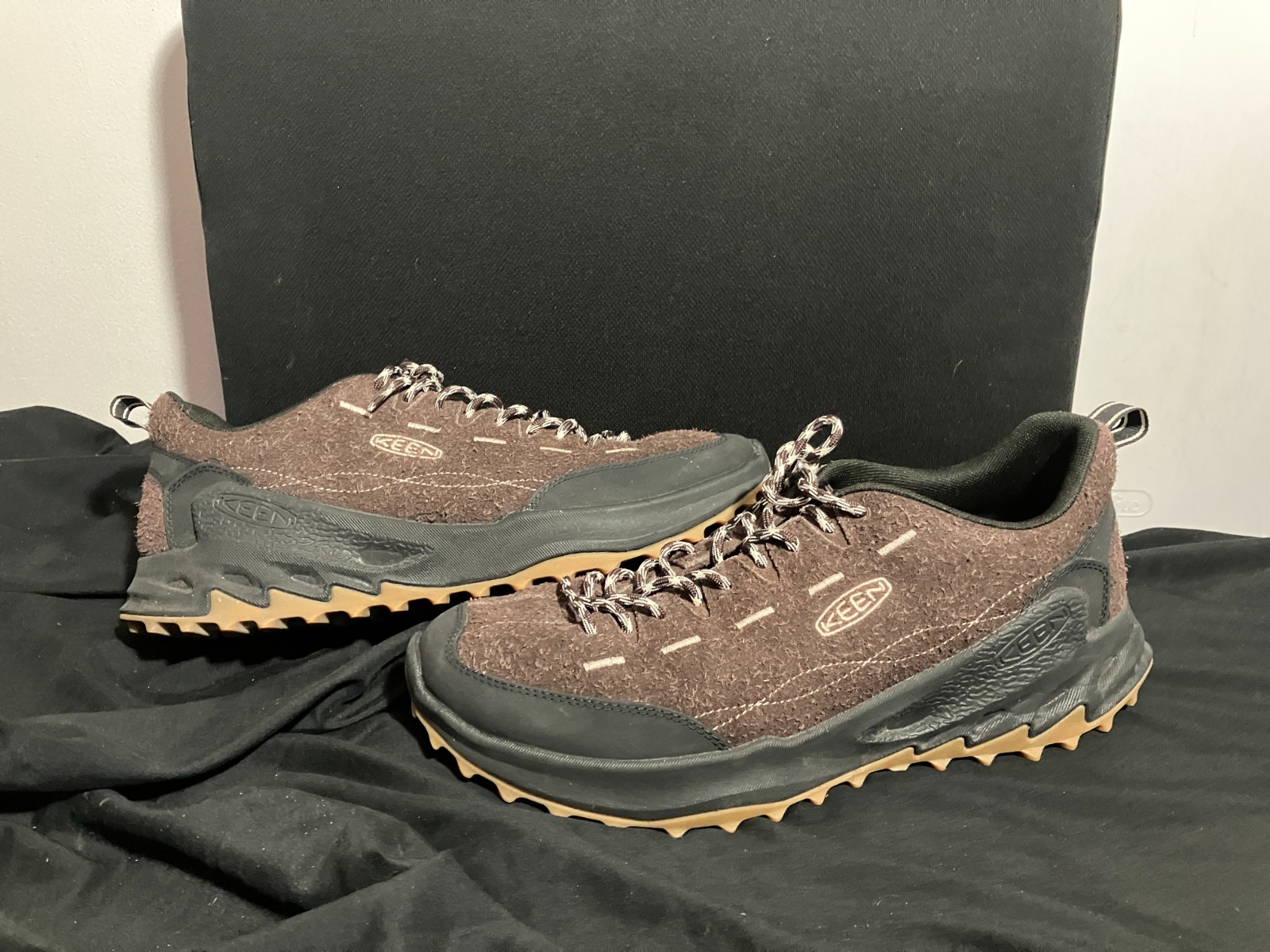 Keen Jasper Zionic Athletic Hiking Trail Shoes Java/Birch Men’s Size 12
