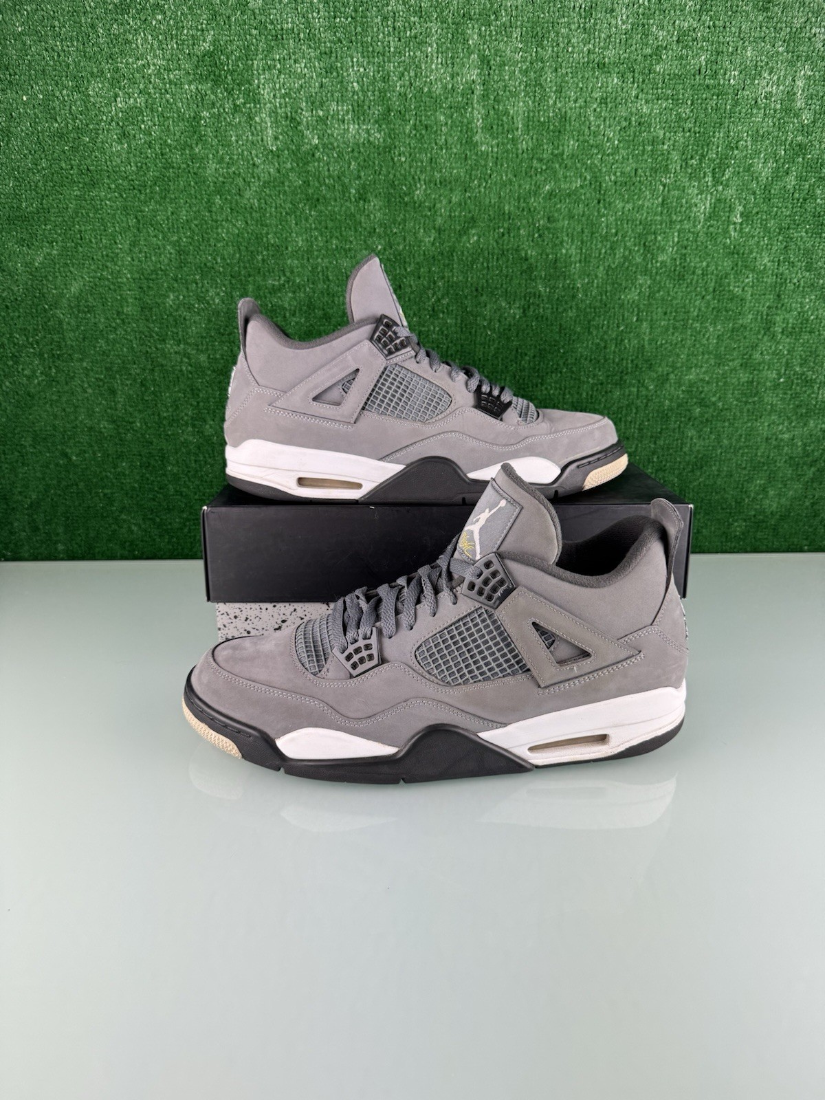 Size 14 – Jordan 4 Retro Low Cool Grey CLEAN
