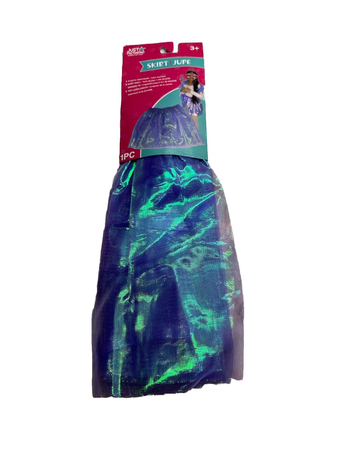 Just Pretending Dress Up Fun Skirt 1pc Just Pretending 3+e Elastic Waist 7.4 In