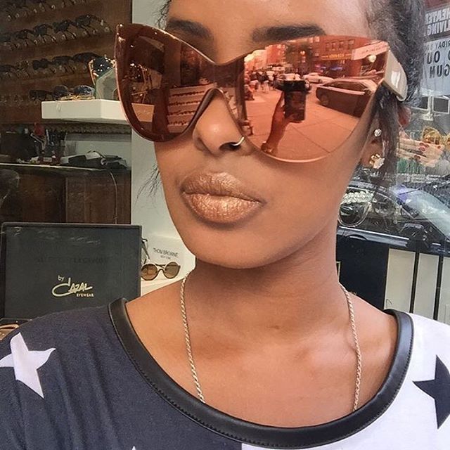 Sunglasses “BARBIE” Princess Cat Eye OVERSIZED Mirror Women LIM Gafas SHADZ