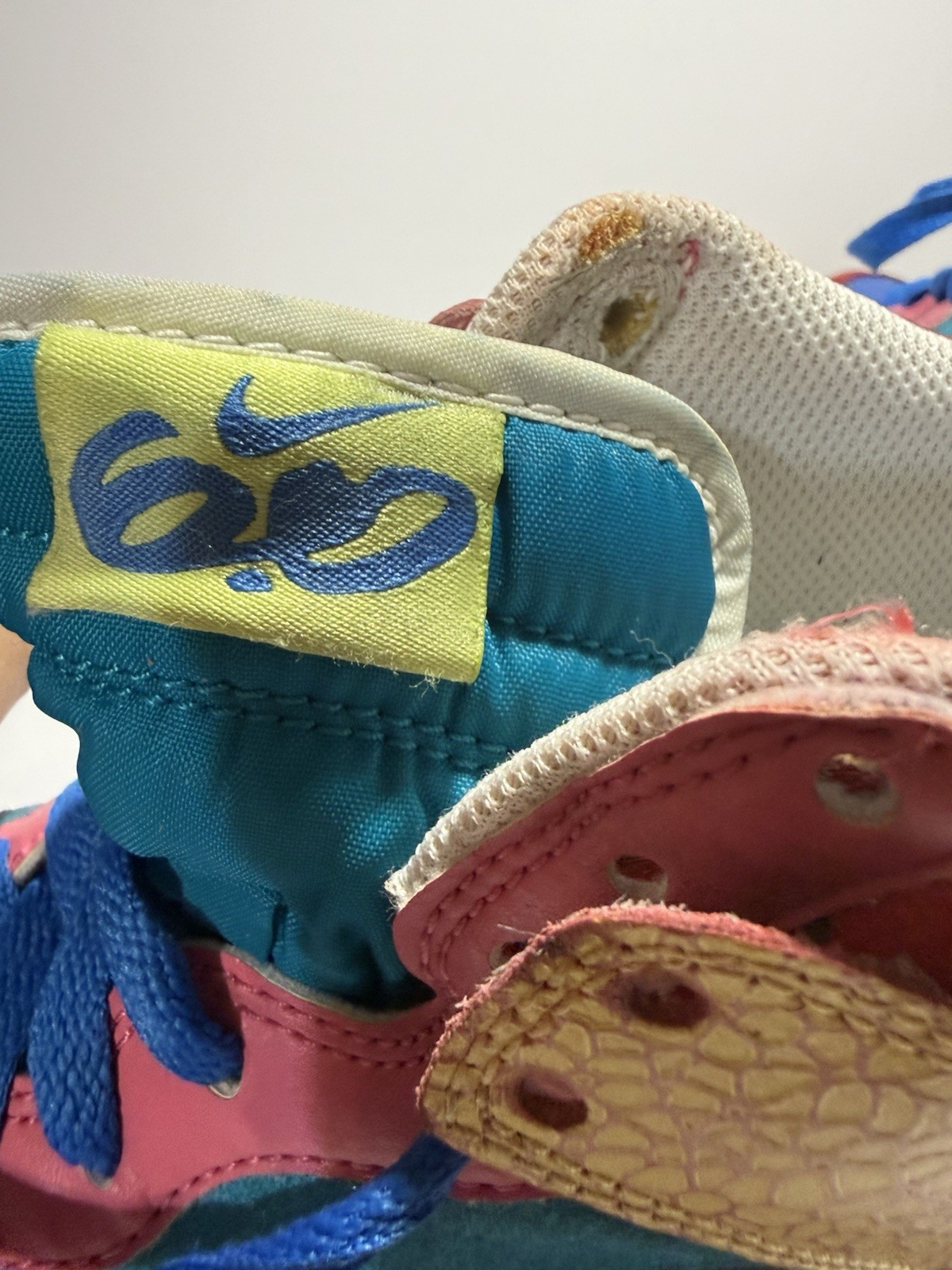 Nike 6.0 Dunk High Multicolor Elephant Print 2009 Women 9 Vintage Skate Rare