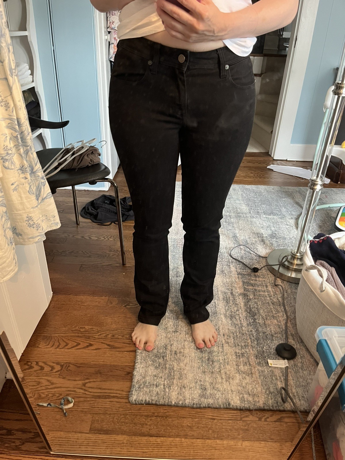 Burberry Brit Women’s Black Denim Jeans Size 27R – Pre-owned