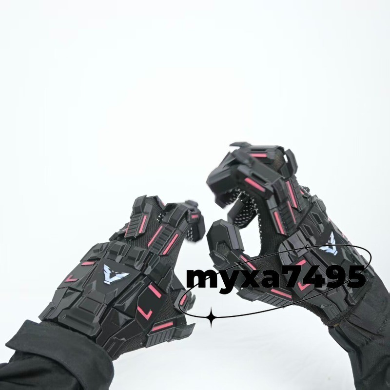 Cyberpunk Mechanical Gloves Tactical Armour Sci-Fi Robot Hand Cosplay Props Gift