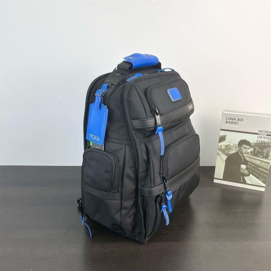 TUMI ALPHA3 Brief Pack 2603578 Blue Black Men’s Backpack Nylon Leather outlet