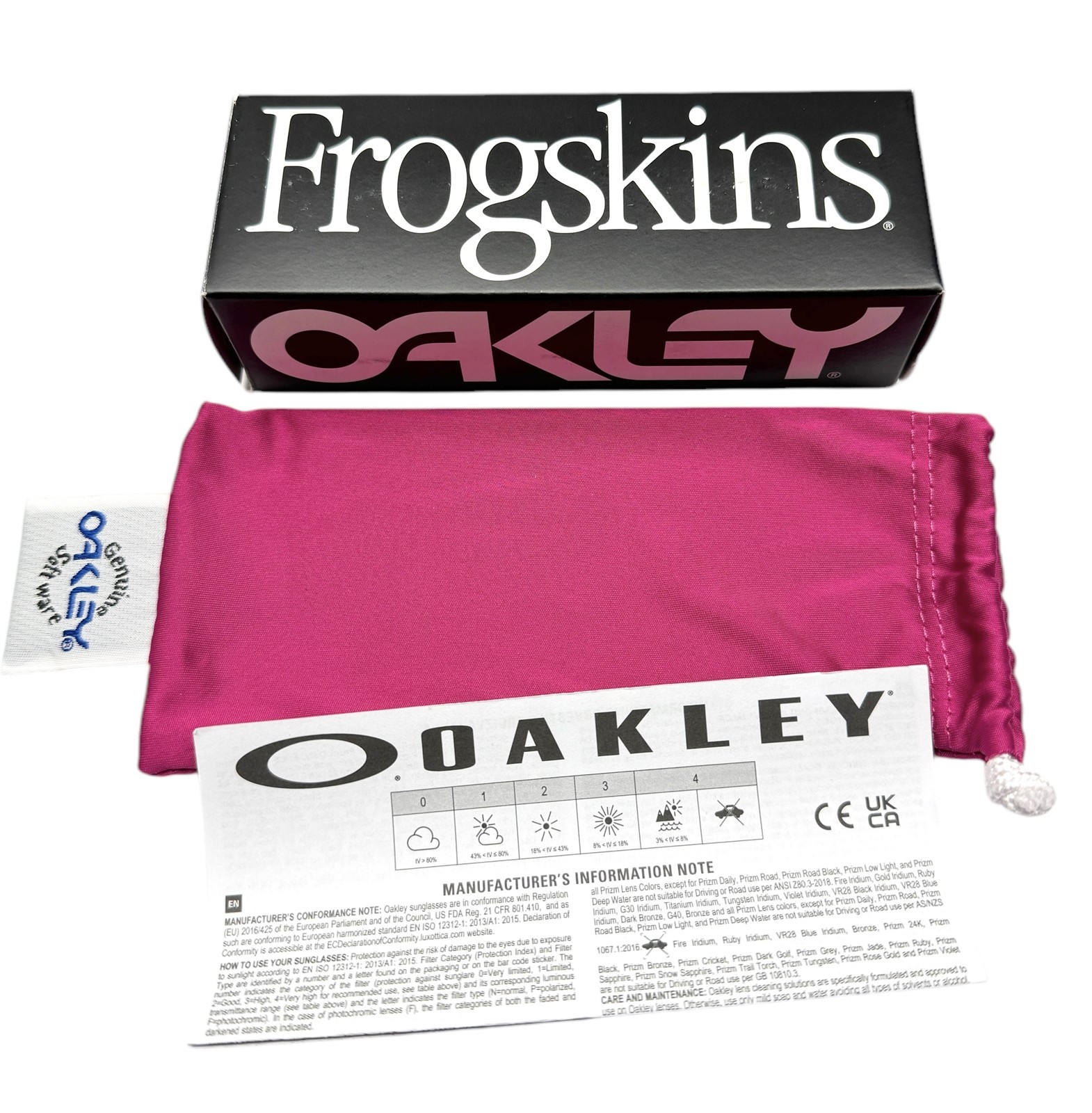 Oakley Frogskins Sunglasses Matte Dark Silver Prizm Black Polarized OO9284-2355