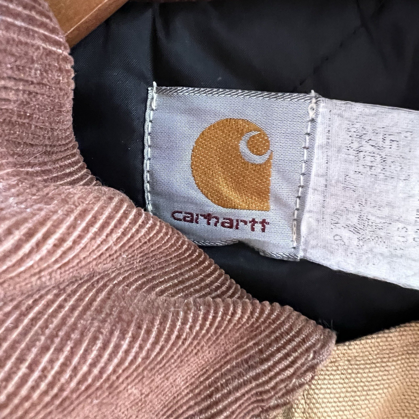 Vintage Carhartt Arctic Jacket Mens 46 Tall Brown C0196 W/ A01 BRN Fur Trim Hood