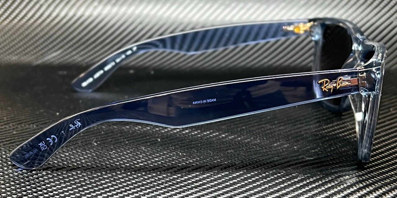 RAY BAN RB4165 6596T3 Transparent Blue Polarized Men’s 55 mm Sunglasses