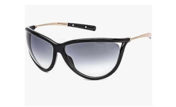 Tom Ford Unisex Sunglasses TF770-01B Black, Gray & Gold