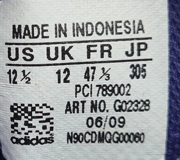 *EXCELLENT* 2009 Adidas Torsion Special ZX Size UK 12 / EUR 47 1/3