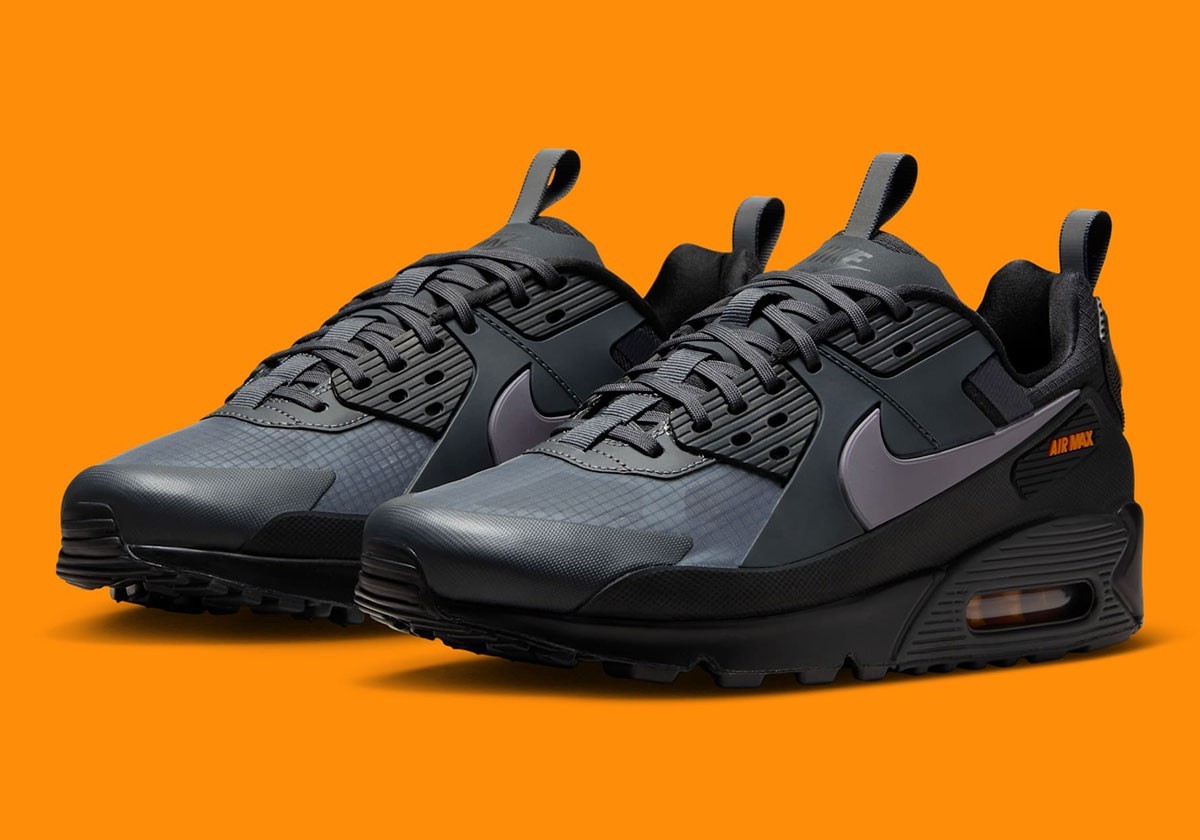 Nike Air Max 90 Drift Black Bright Ceramic Mens Sports Sneaker IO1908-001